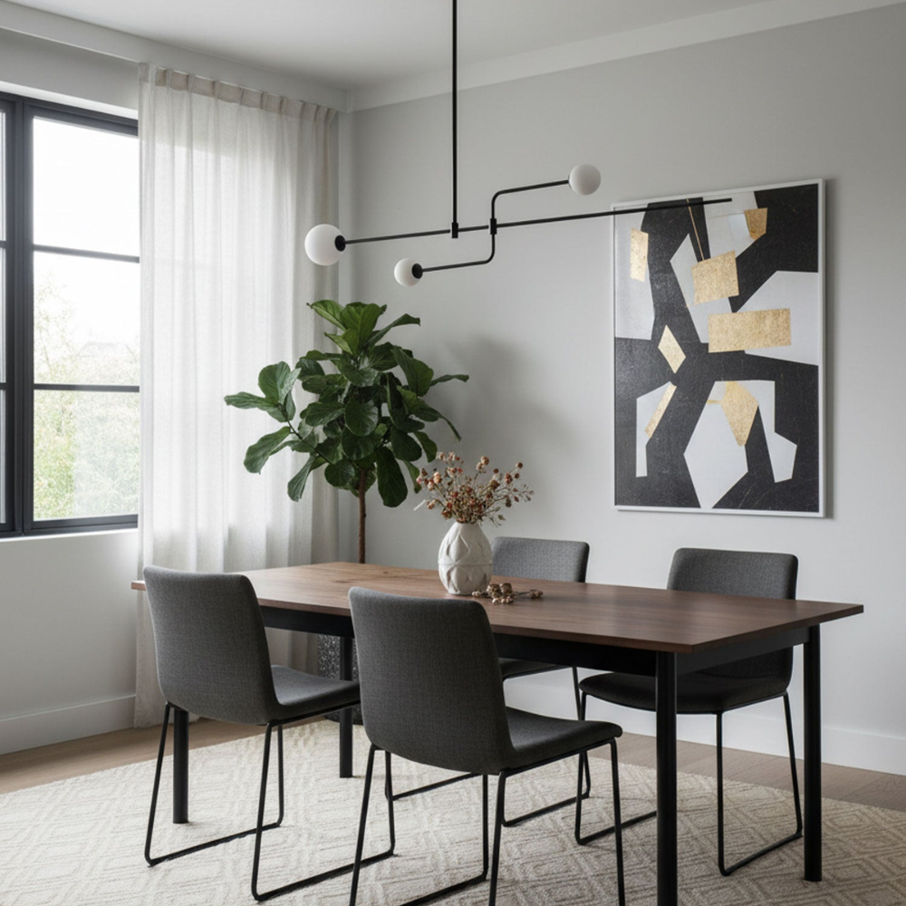 Chandelier Light | Ceiling Lamp with Mobile Arc Design