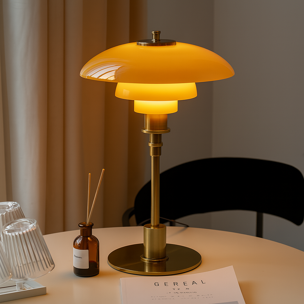 Table Lamp | Layered Shade Lighting