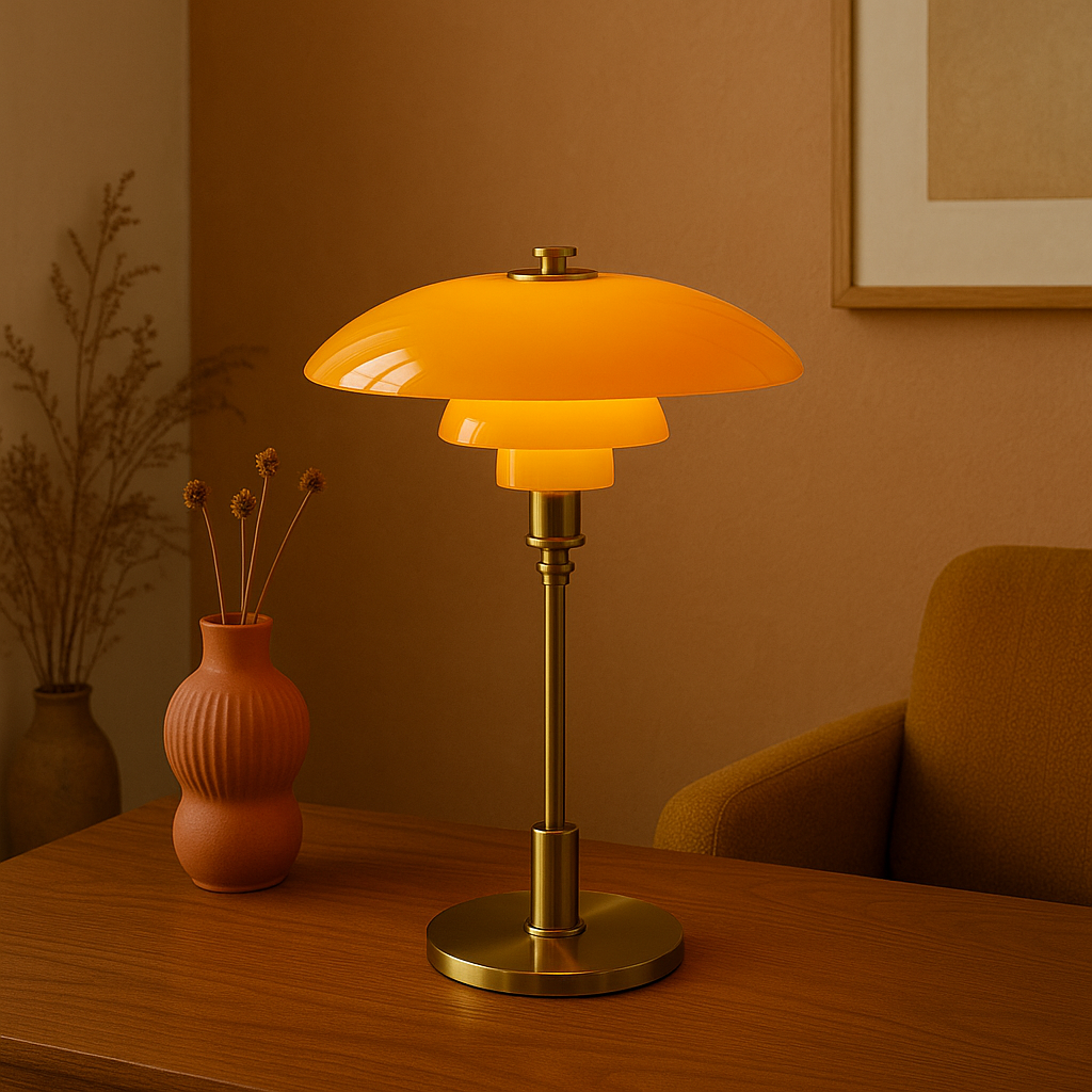 Table Lamp | Layered Shade Lighting