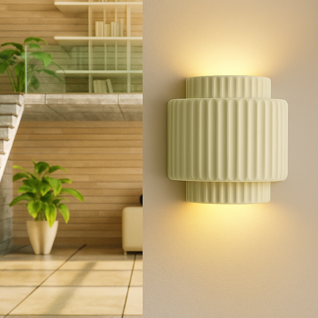 Nordic Layered Wall Light | Modern Minimalist Sconce for Living Room & Bedroom