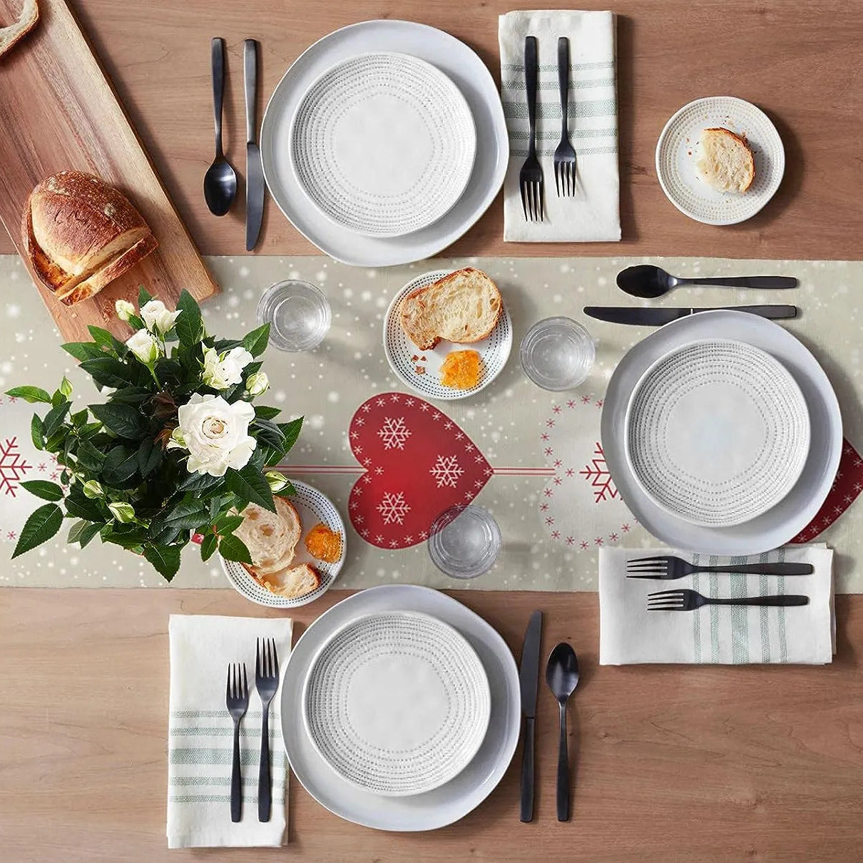 Table Runner for Christmas | Gnome Heart Design