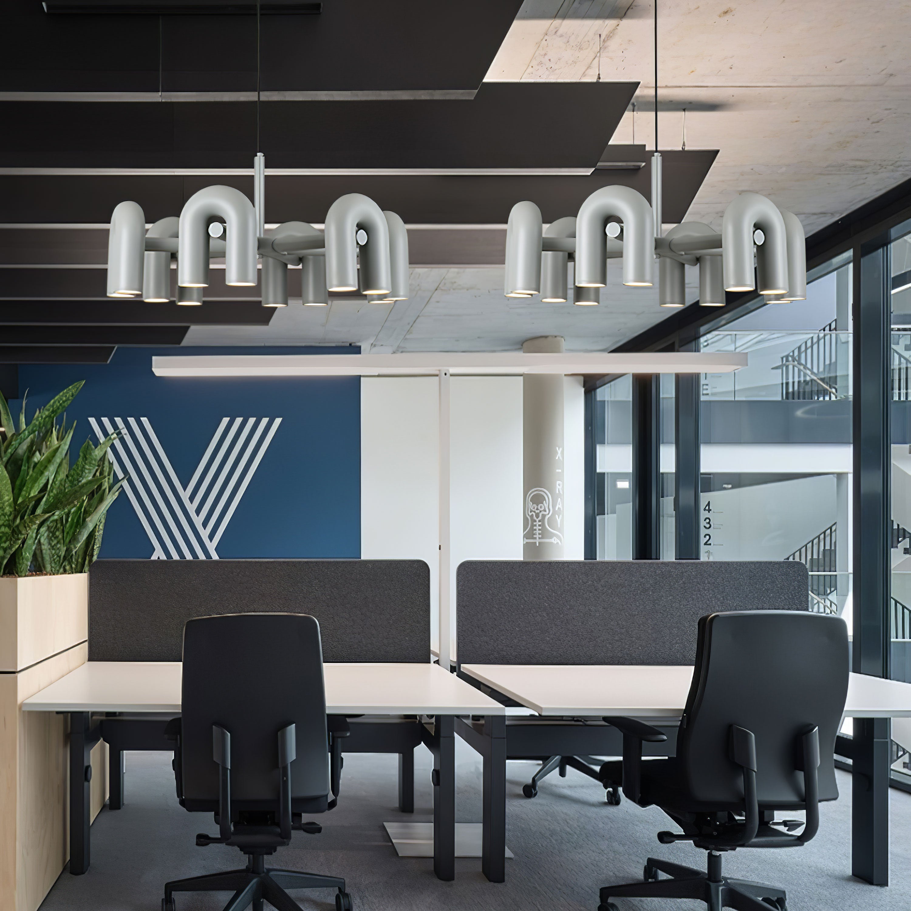 Modern Chandelier | U-Shape Ceiling Light Fixture