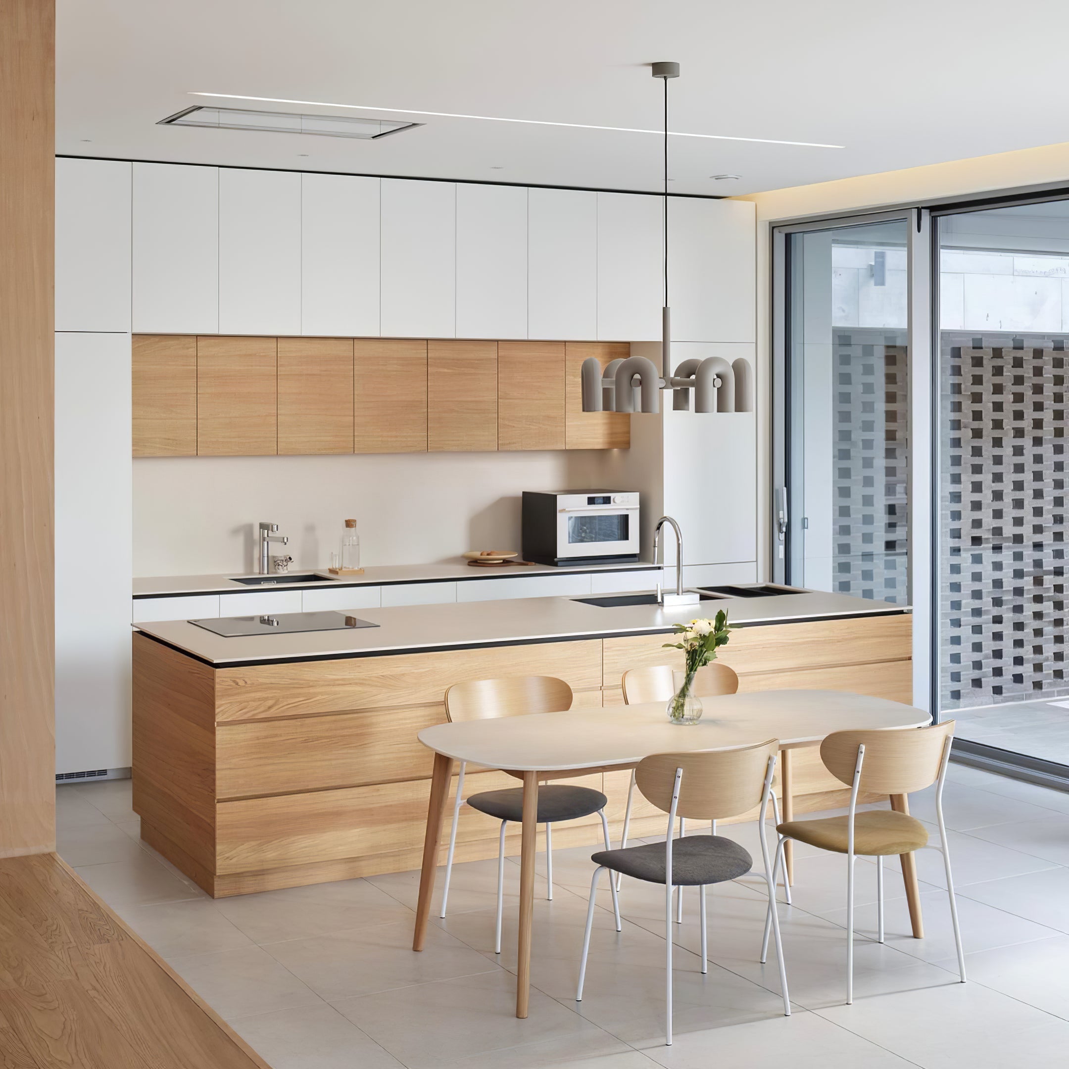 Modern Chandelier | U-Shape Ceiling Light Fixture