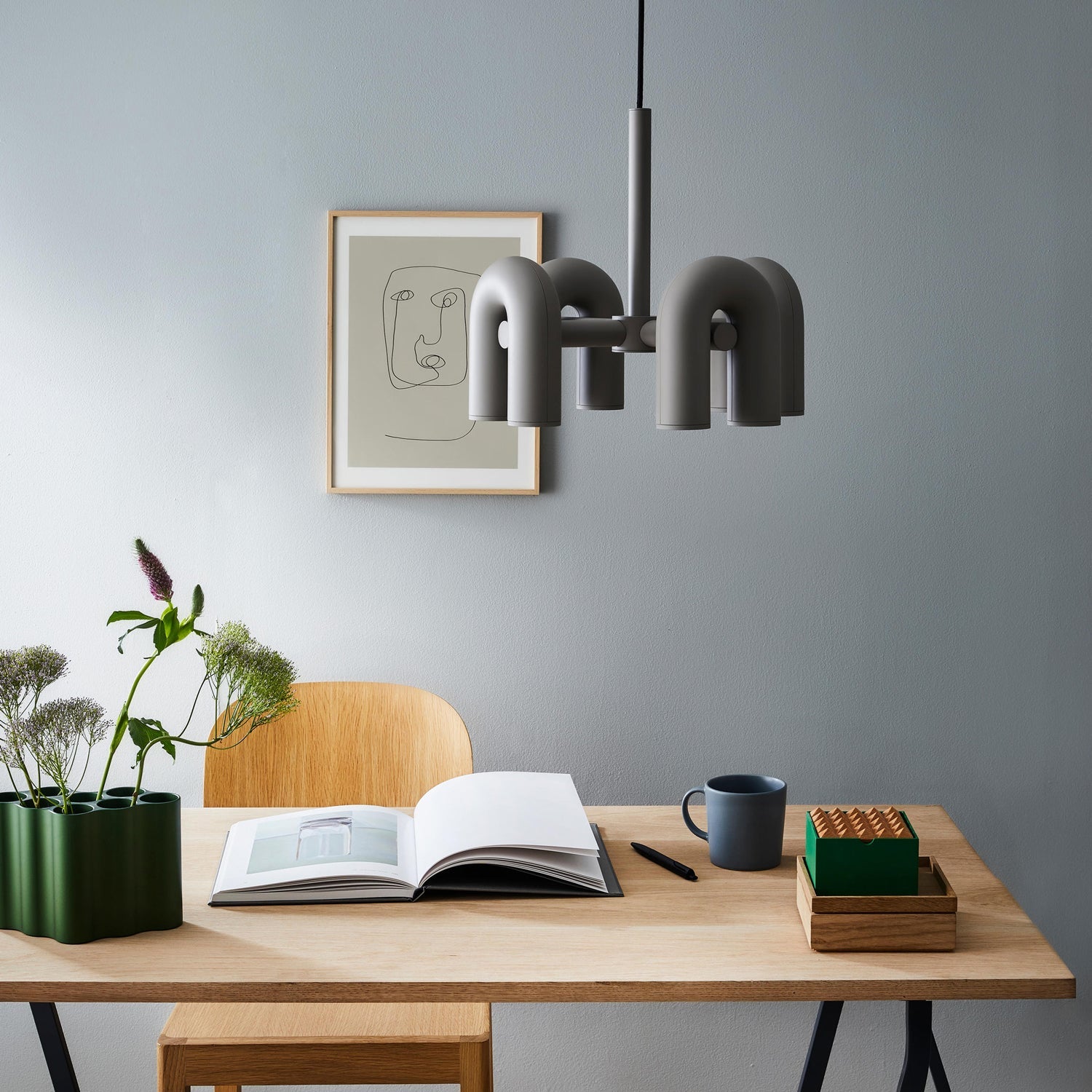 Modern Chandelier | U-Shape Ceiling Light Fixture