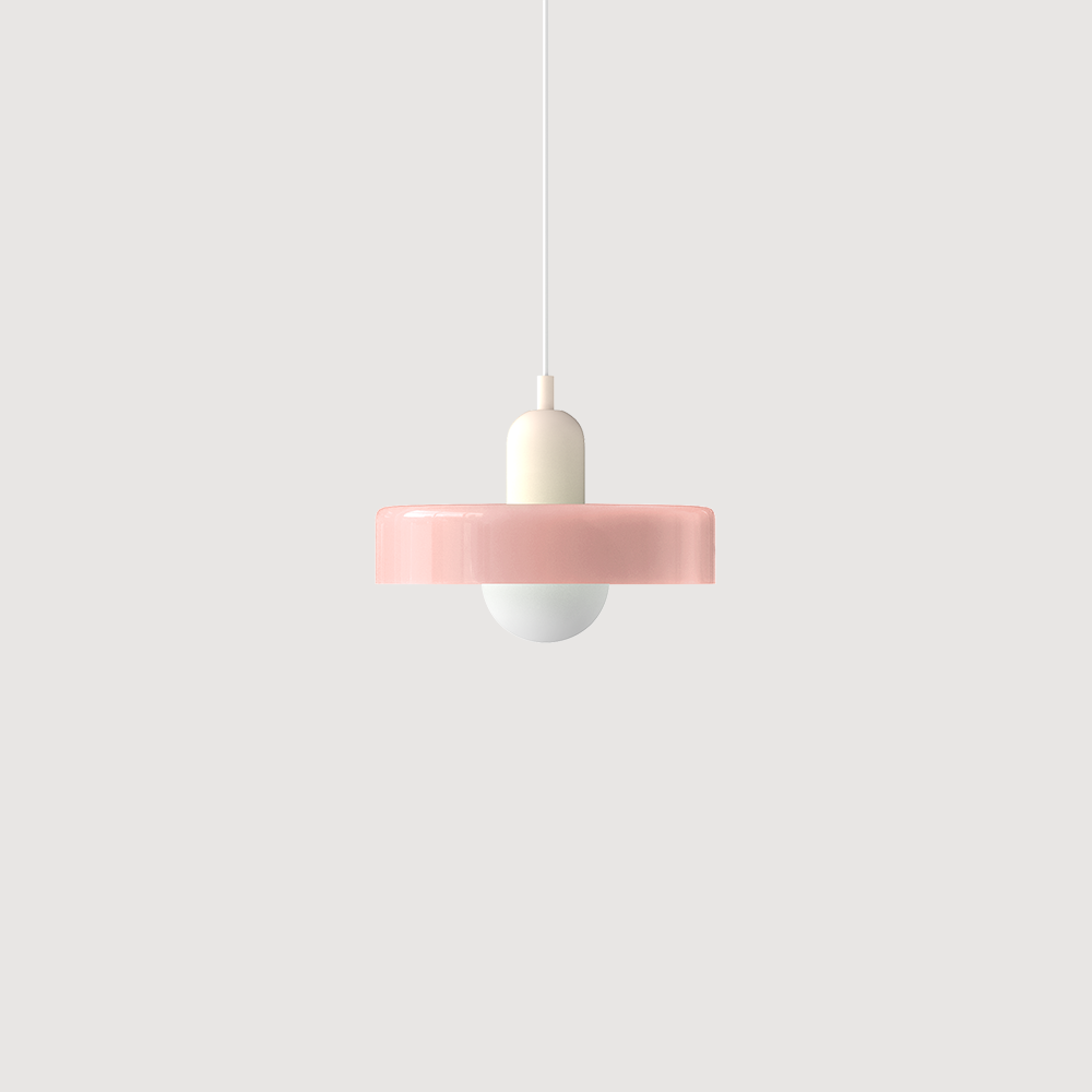 Dining Room Modern Pendant Light | Colorful Bauhaus Glass