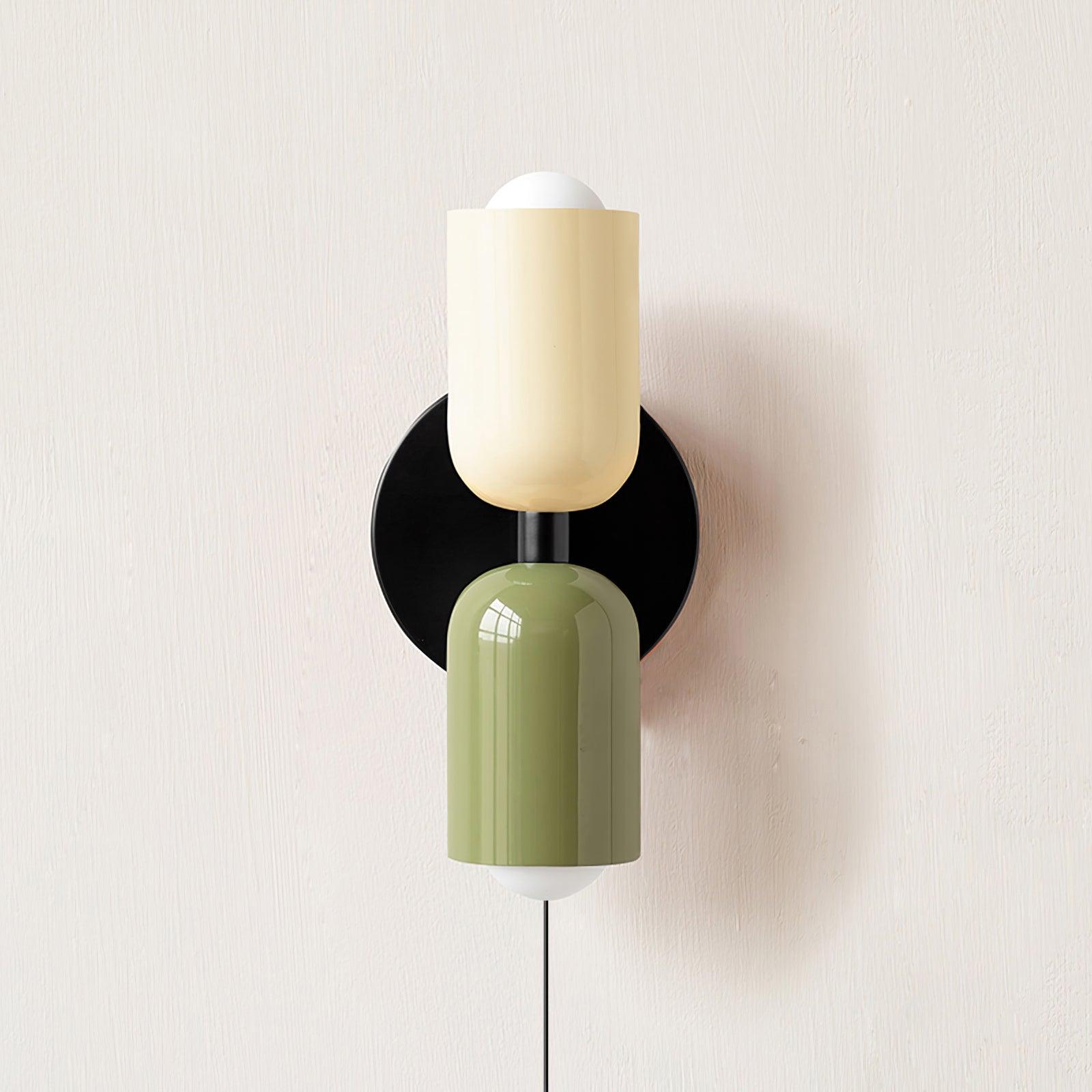 Wall Light Modern | Dual Cylinder Fixture