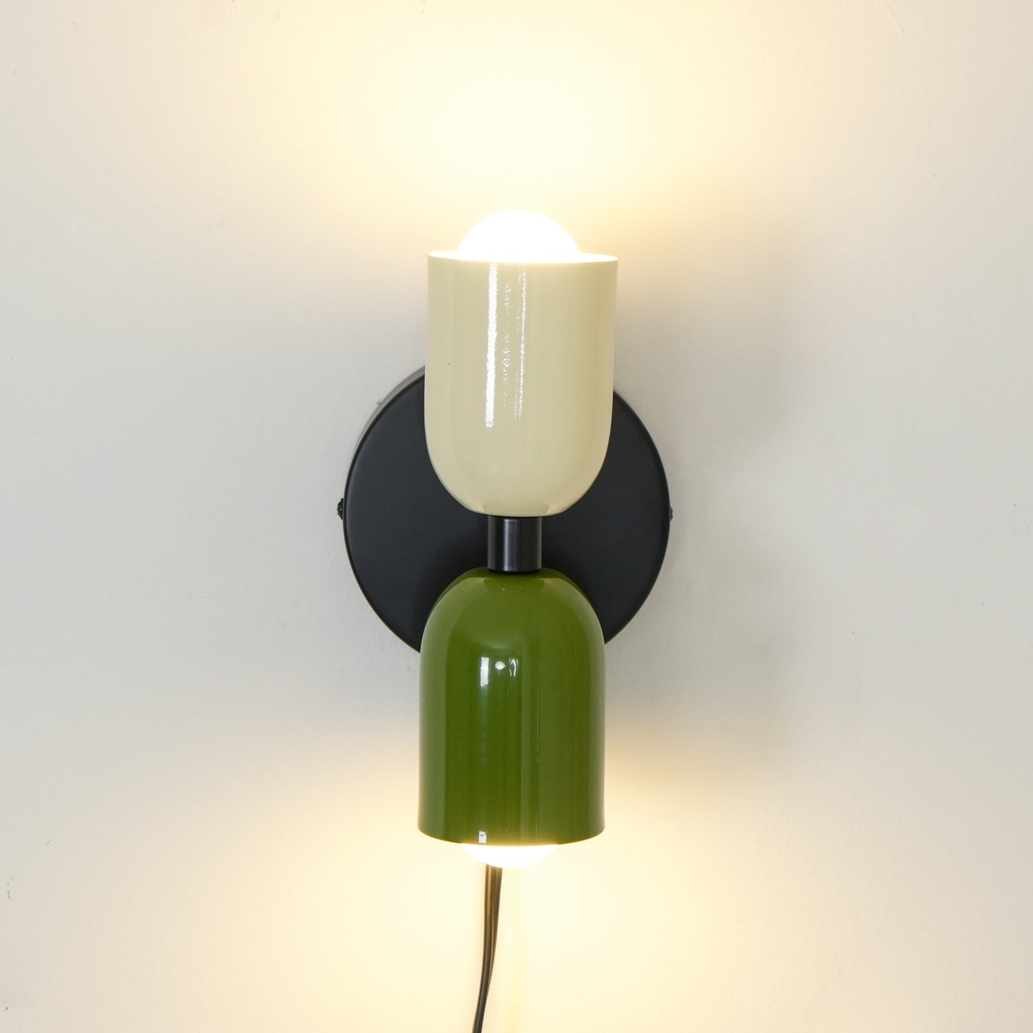 Wall Light Modern | Dual Cylinder Fixture