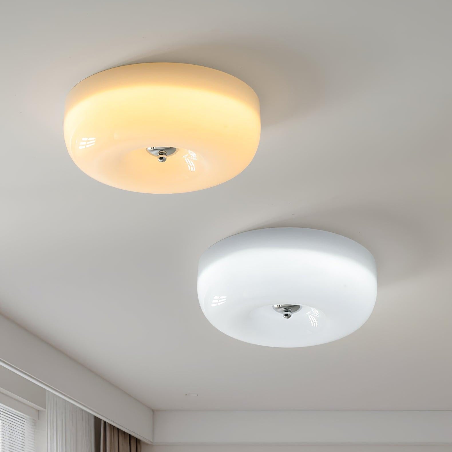 Ceiling Light | Round Flush Fixture