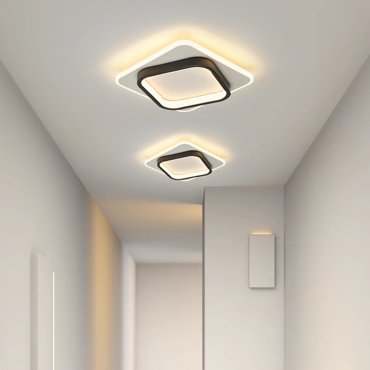 Ceiling Light | Geometric Square LED Fixture