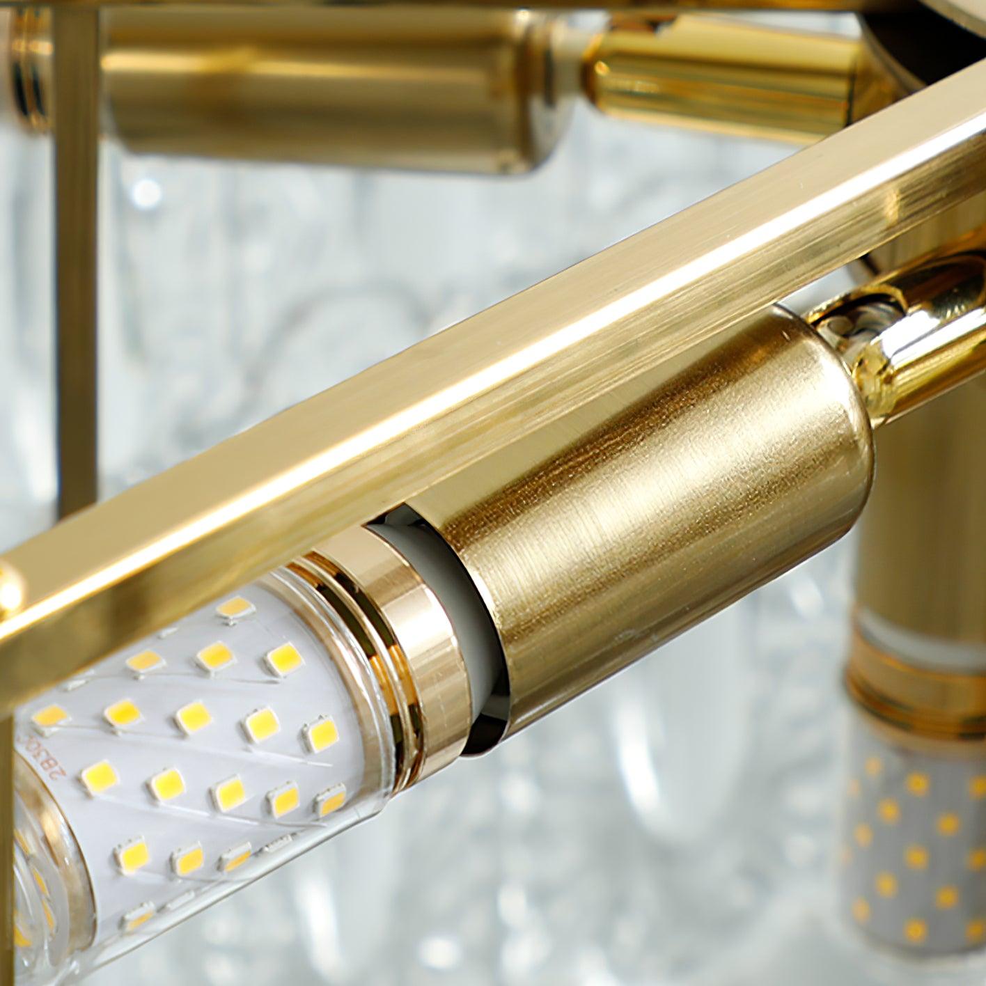 Bedroom Round Chandelier | Ornate Pattern Ceiling Fixture