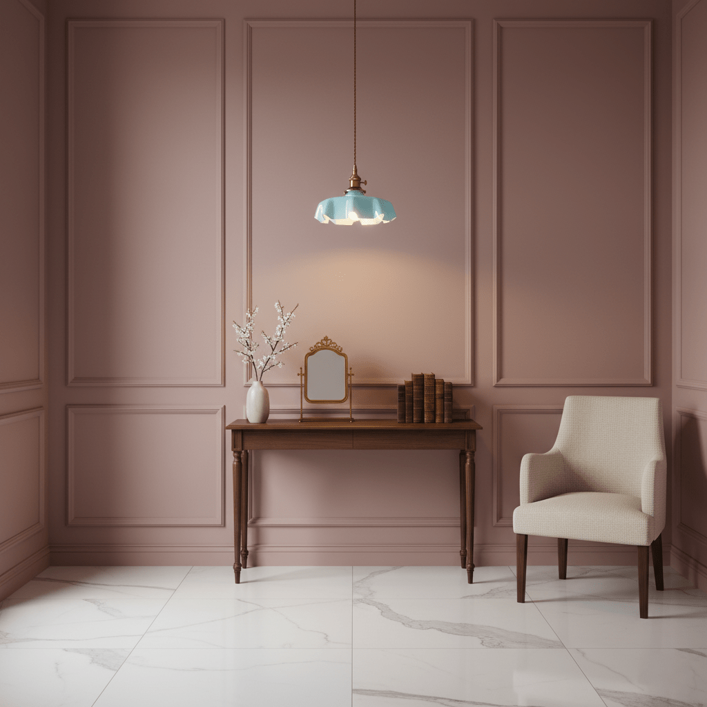 Pendant Light Scalloped  | French Flower Ceiling Lamp