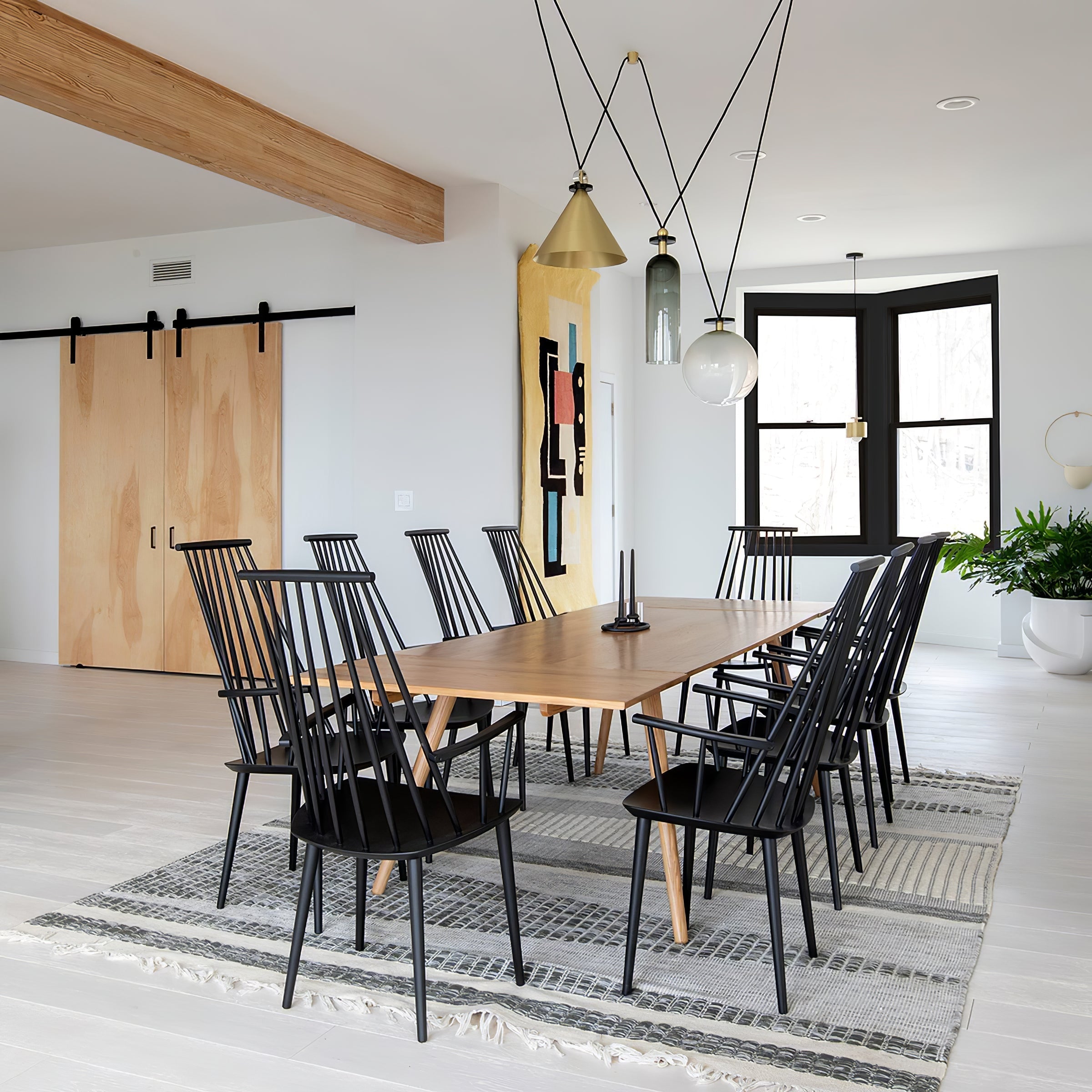 Geometric Shape Art Chandelier | Modern Multi-Pendant Light