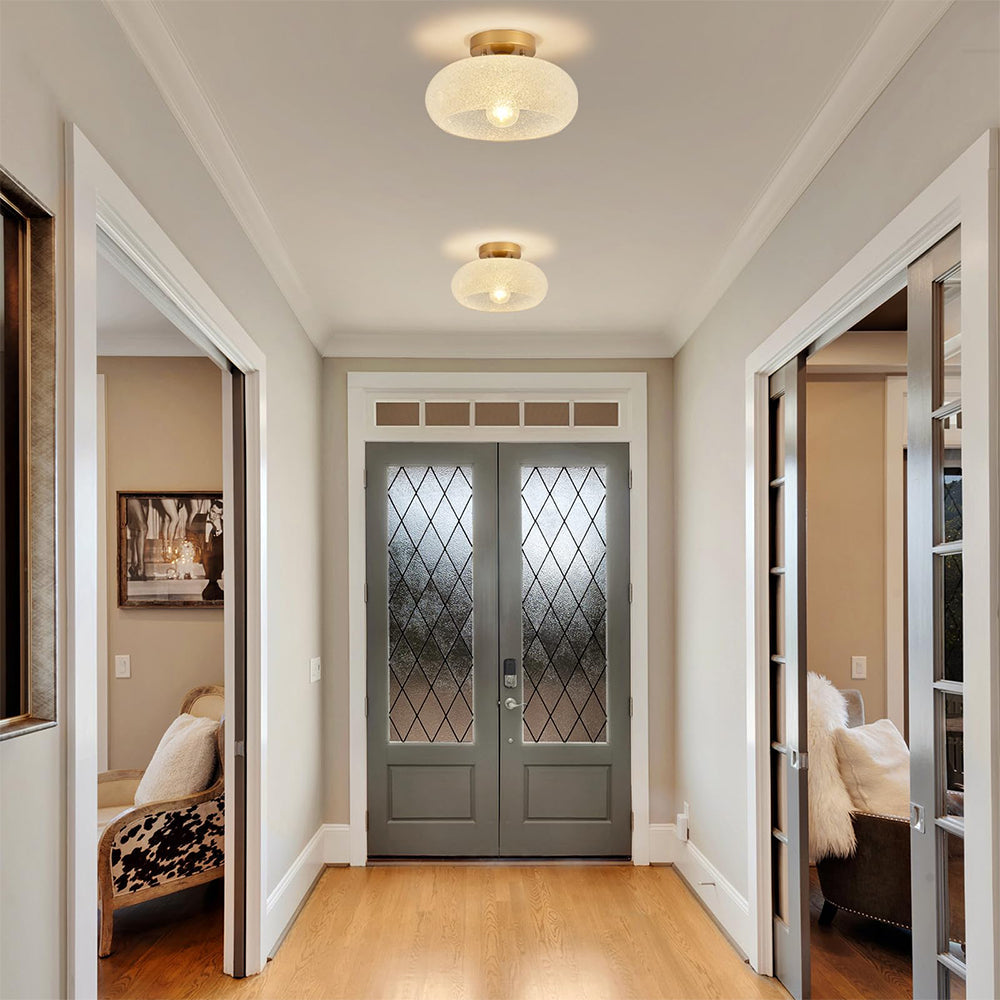 Ceiling Light | Modern Round Semi Flush Fixture