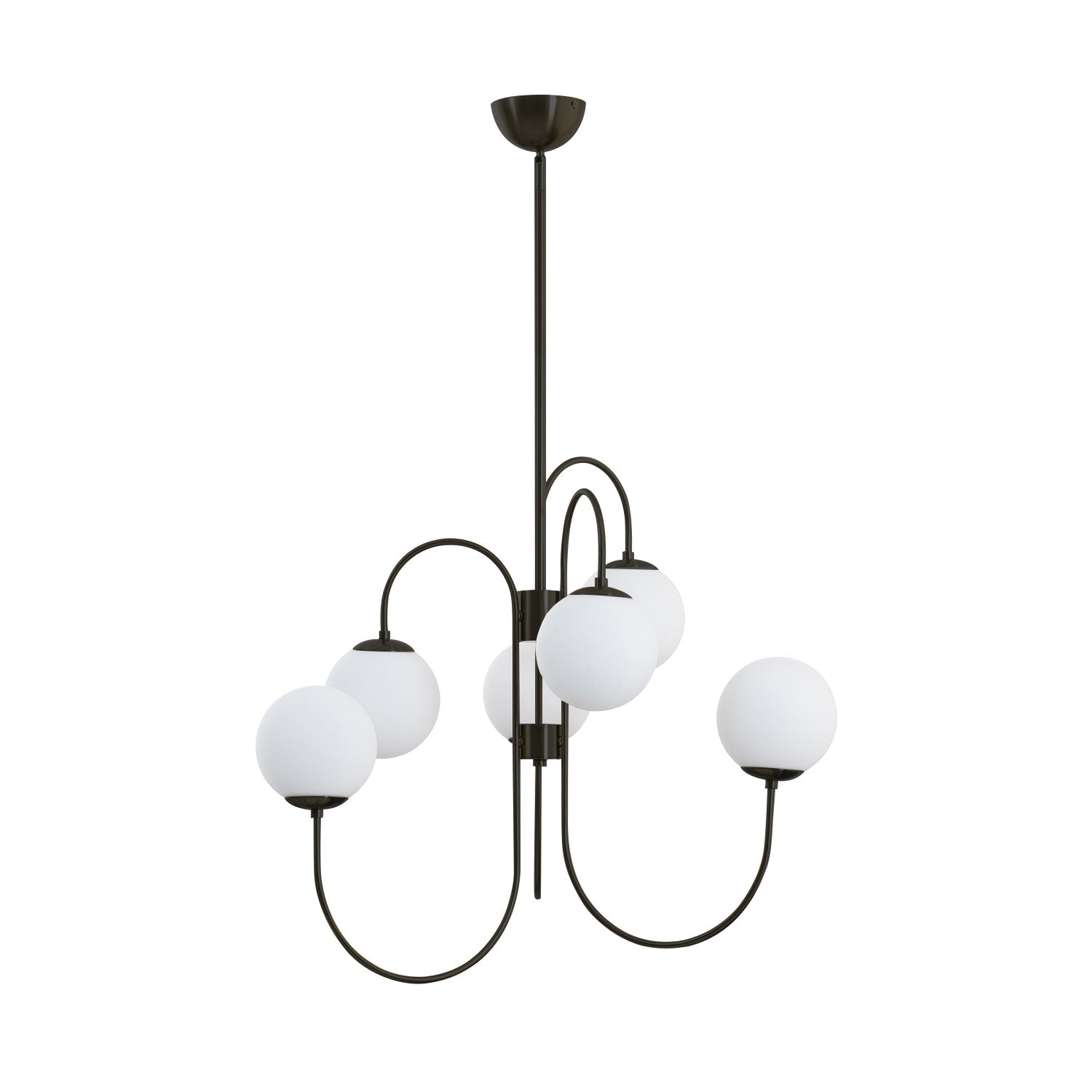 Chandelier Light Fixture | Ceiling Lamp with Gooseneck Design
