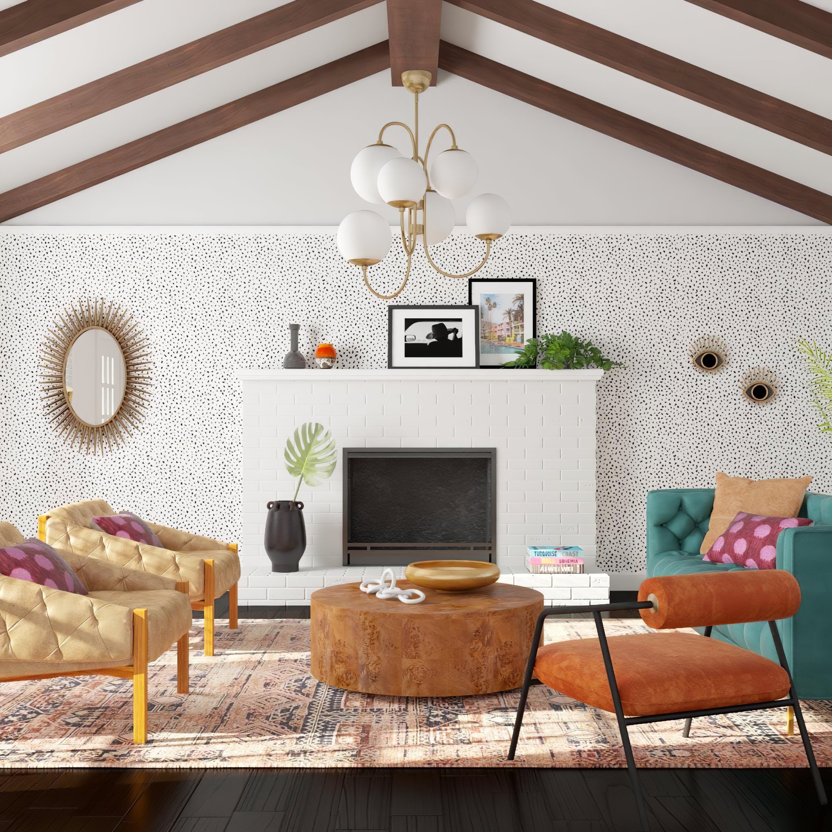 Chandelier Light Fixture | Ceiling Lamp with Gooseneck Design