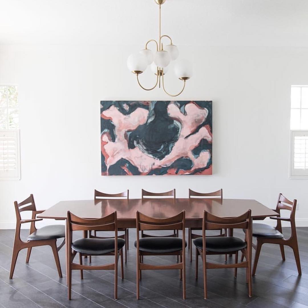 Chandelier Light Fixture | Ceiling Lamp with Gooseneck Design