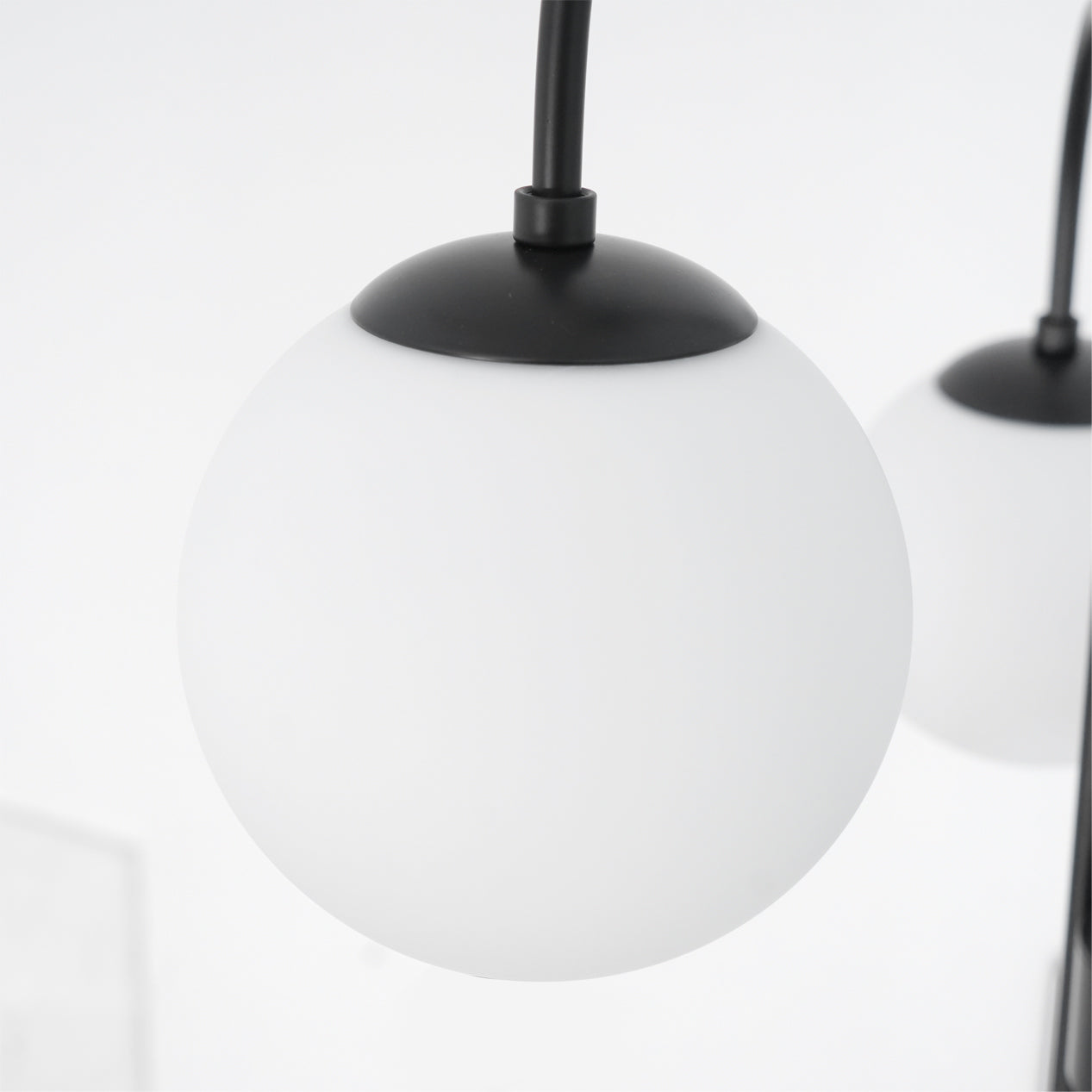 Chandelier Light Fixture | Ceiling Lamp with Gooseneck Design