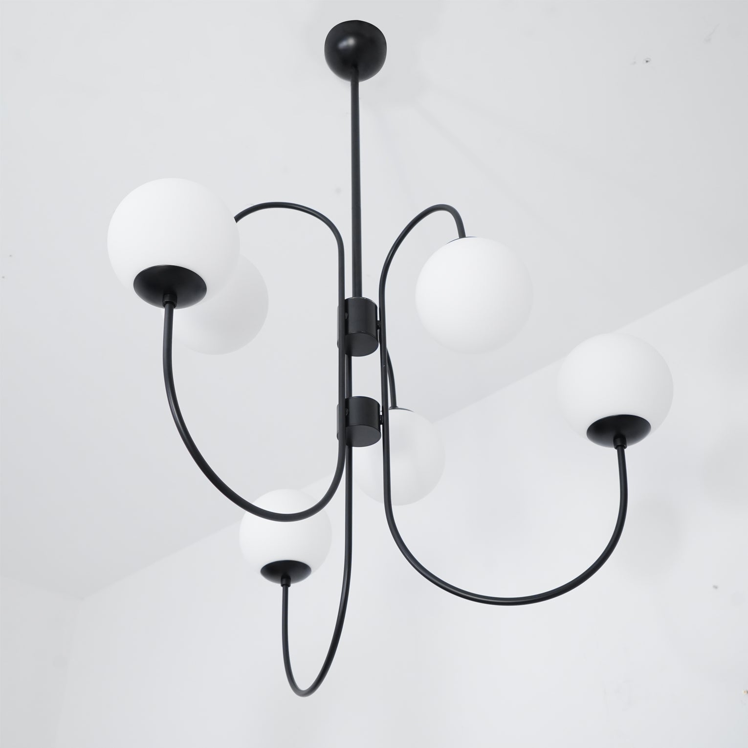 Chandelier Light Fixture | Ceiling Lamp with Gooseneck Design