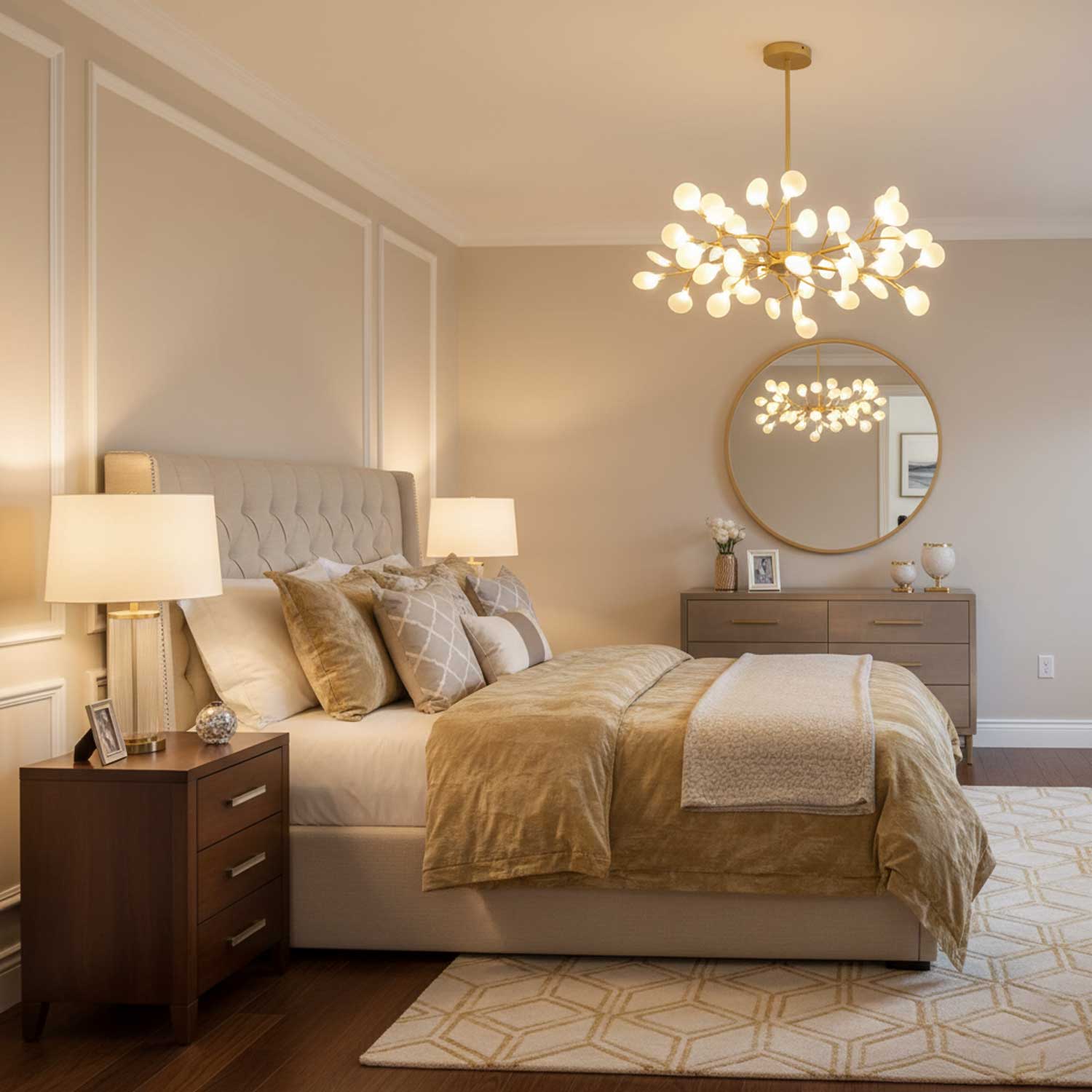 Chandelier Light | Ceiling Lamp with Firefly-Inspired Satellite Design