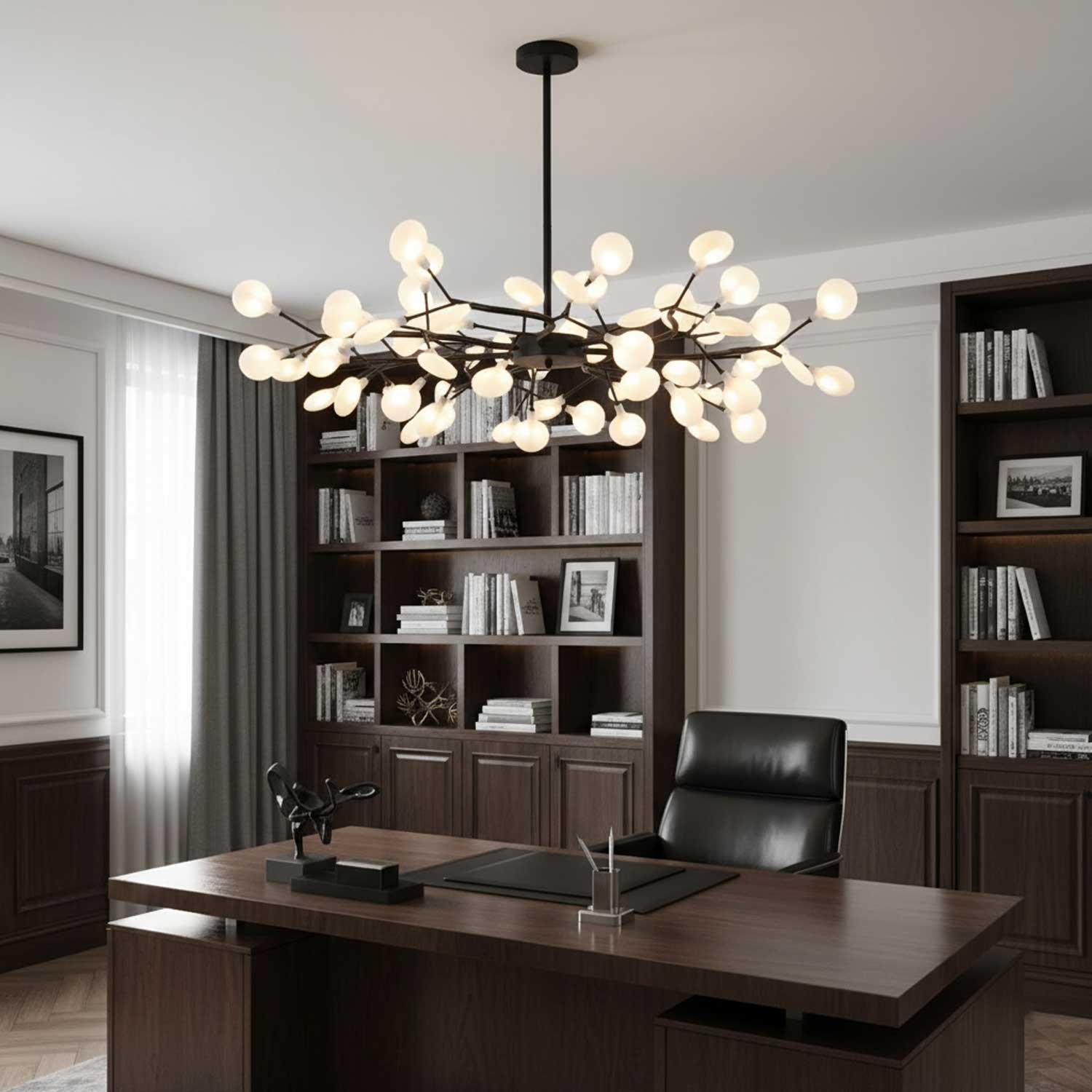 Chandelier Light | Ceiling Lamp with Firefly-Inspired Satellite Design