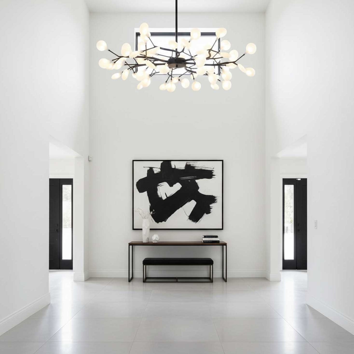 Chandelier Light | Ceiling Lamp with Firefly-Inspired Satellite Design