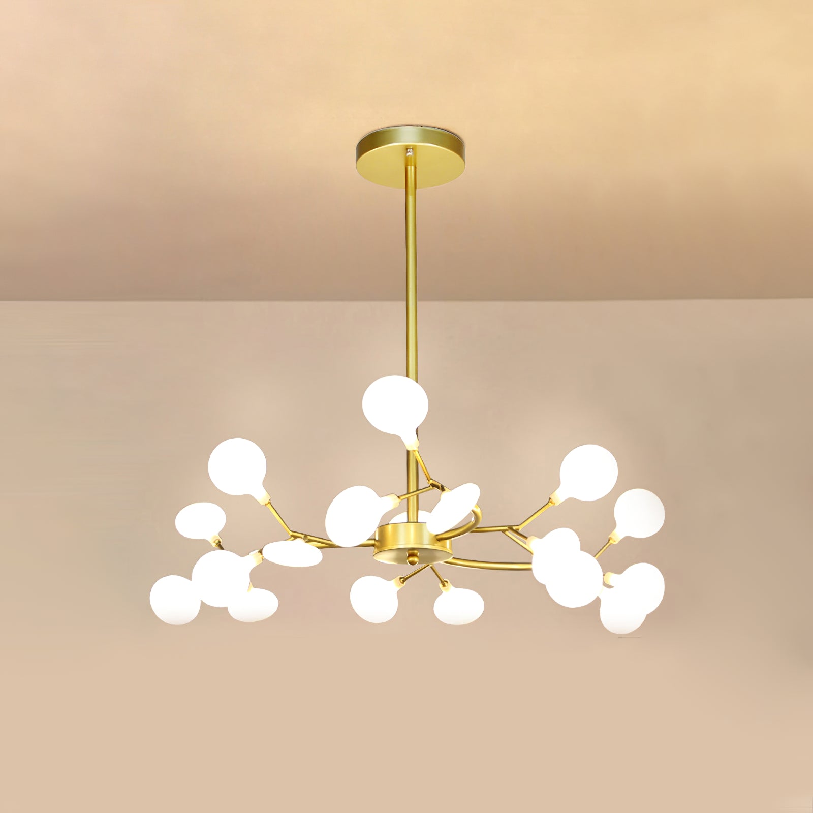 Chandelier Light | Ceiling Lamp with Firefly-Inspired Satellite Design