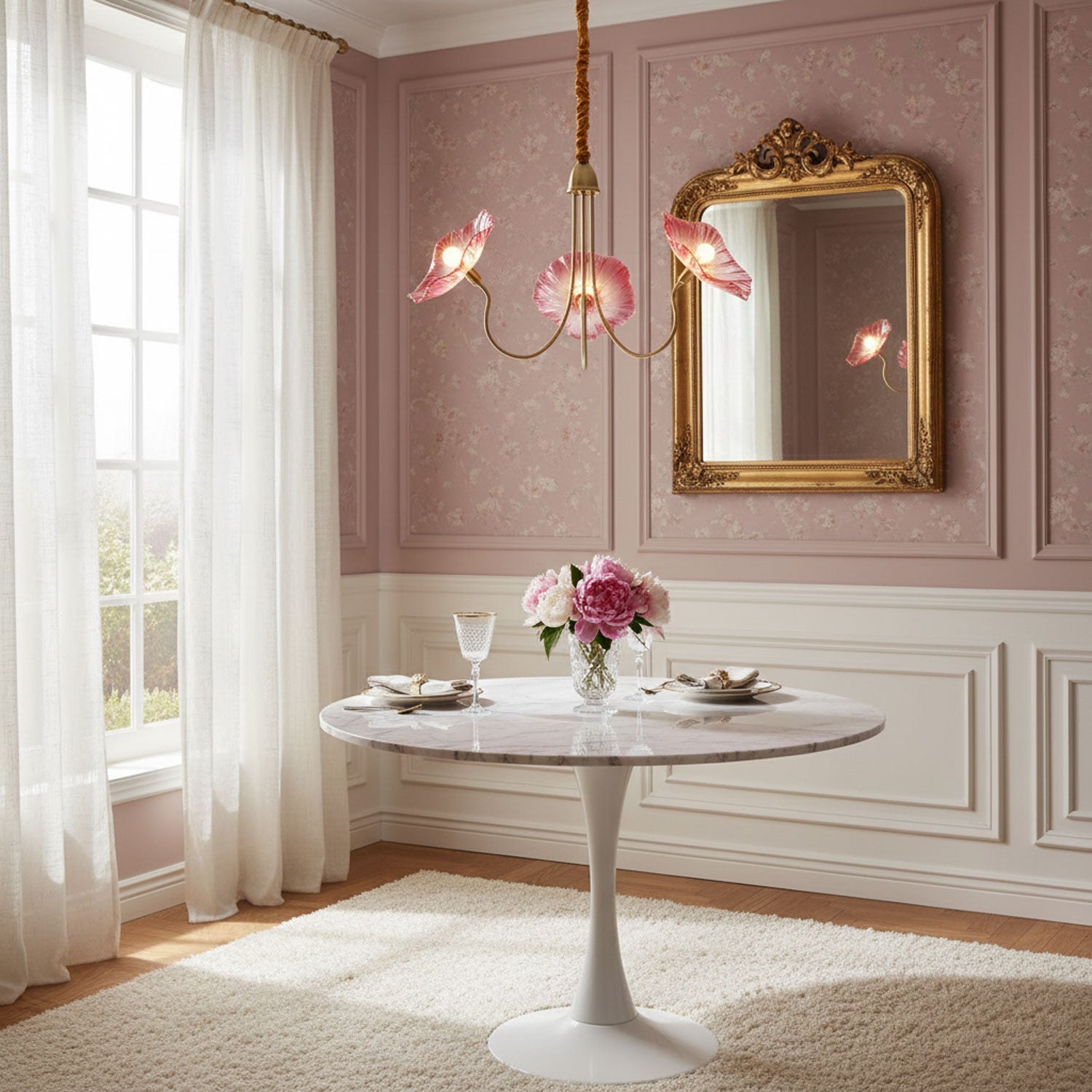 Chandelier Light | Ceiling Lamp with Lutos Flower Design