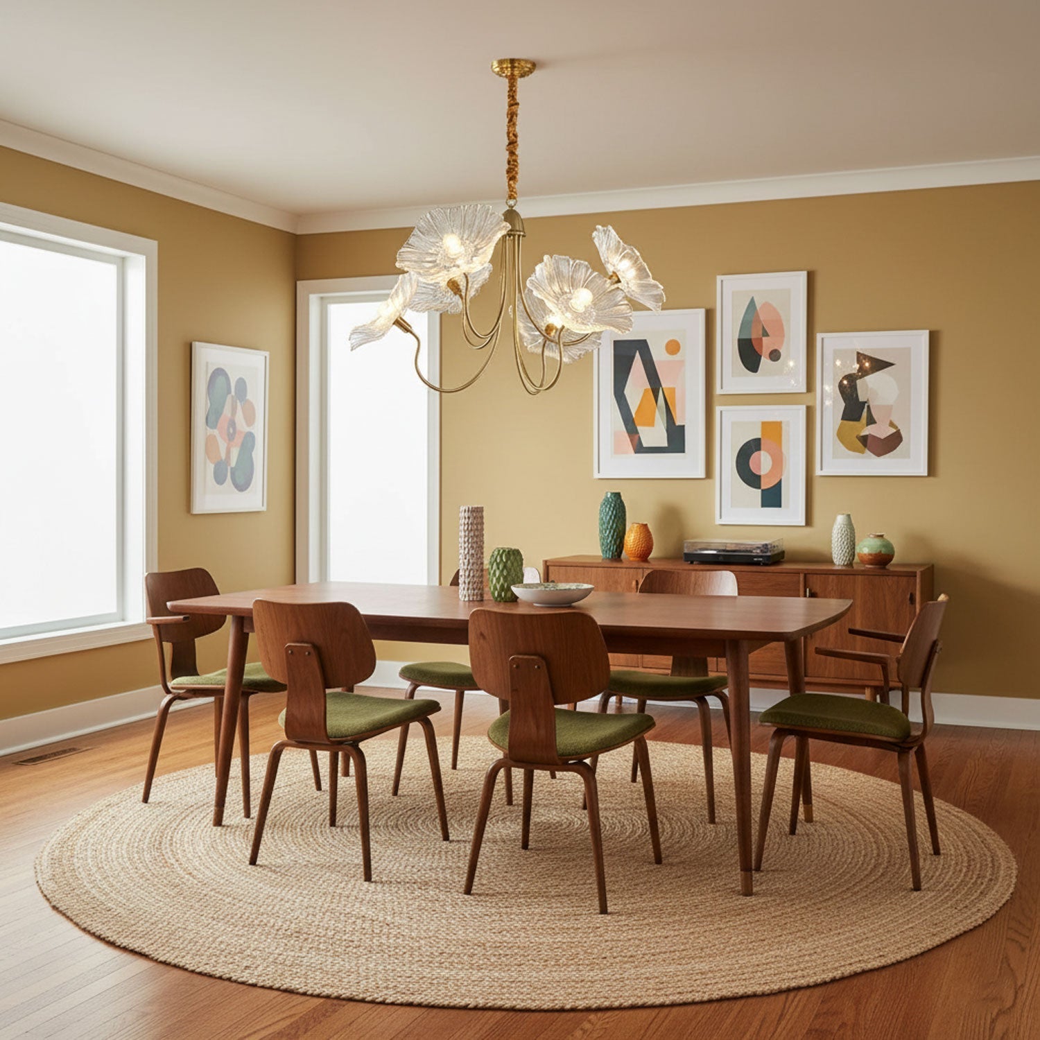 Chandelier Light | Ceiling Lamp with Lutos Flower Design