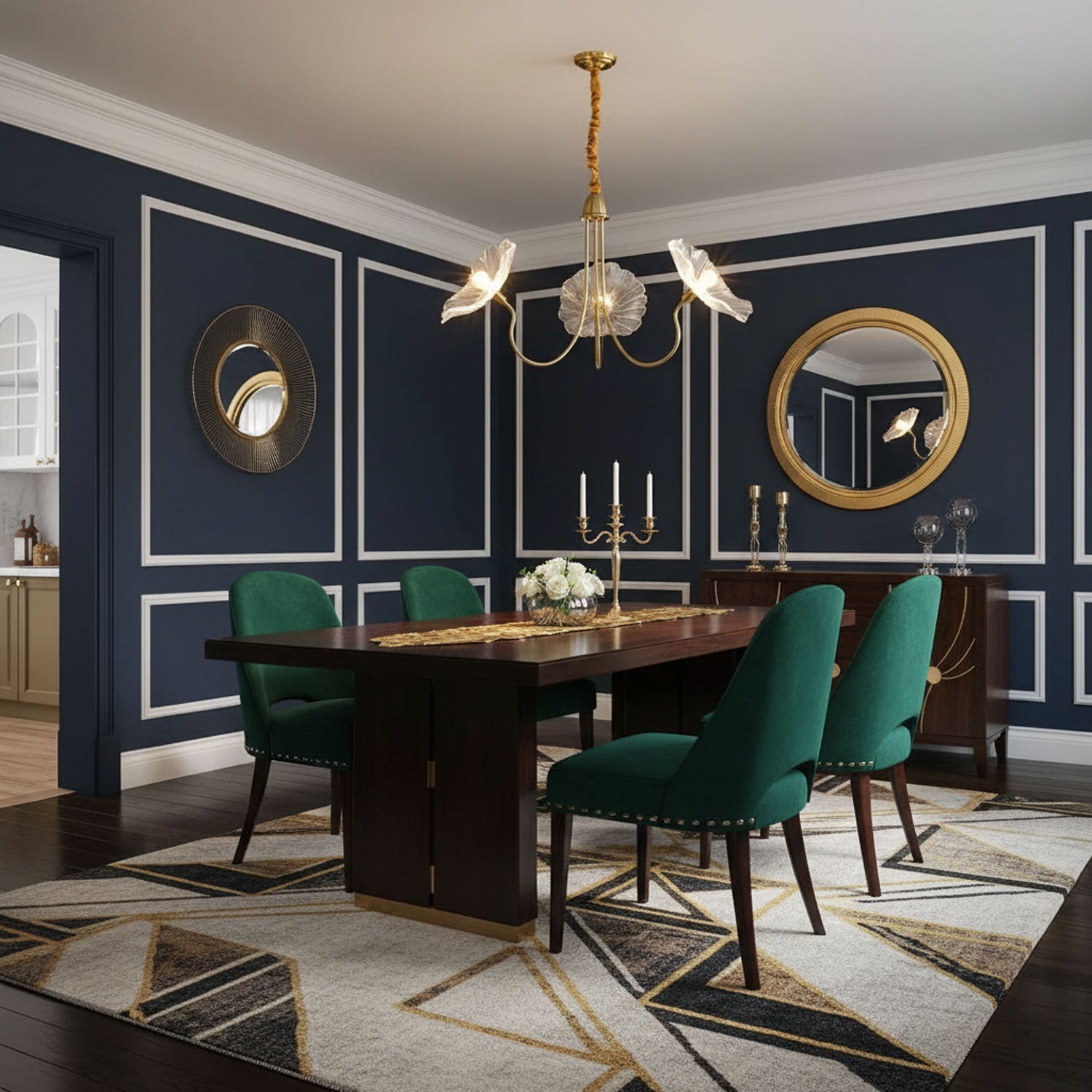 Chandelier Light | Ceiling Lamp with Lutos Flower Design