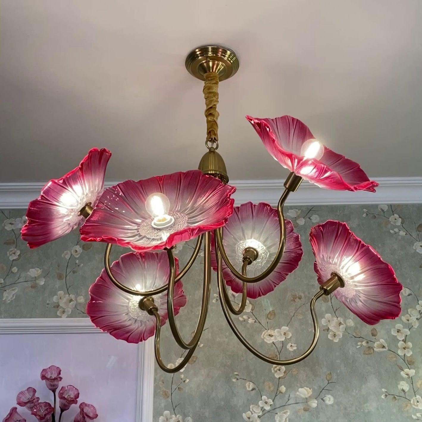 Chandelier Light Fixture | Ceiling Lamp with 3 or 6 Heads
