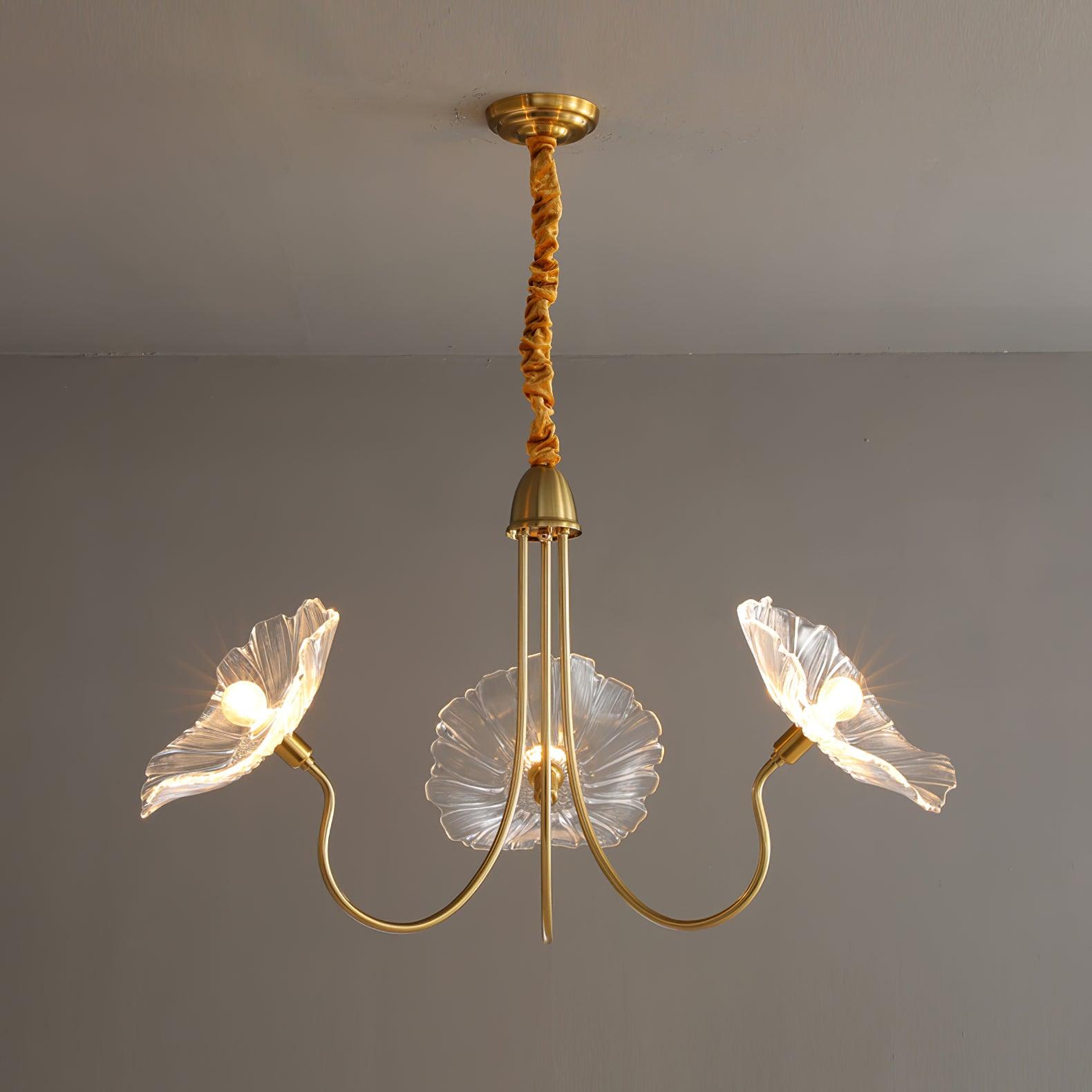 Chandelier Light | Ceiling Lamp with Lutos Flower Design