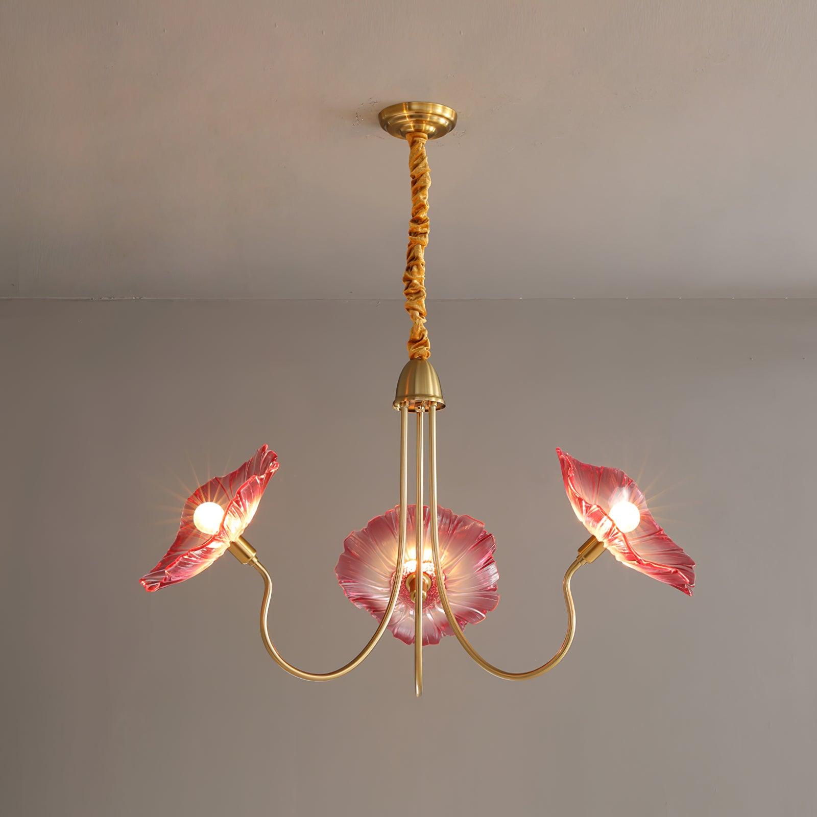 Chandelier Light | Ceiling Lamp with Lutos Flower Design
