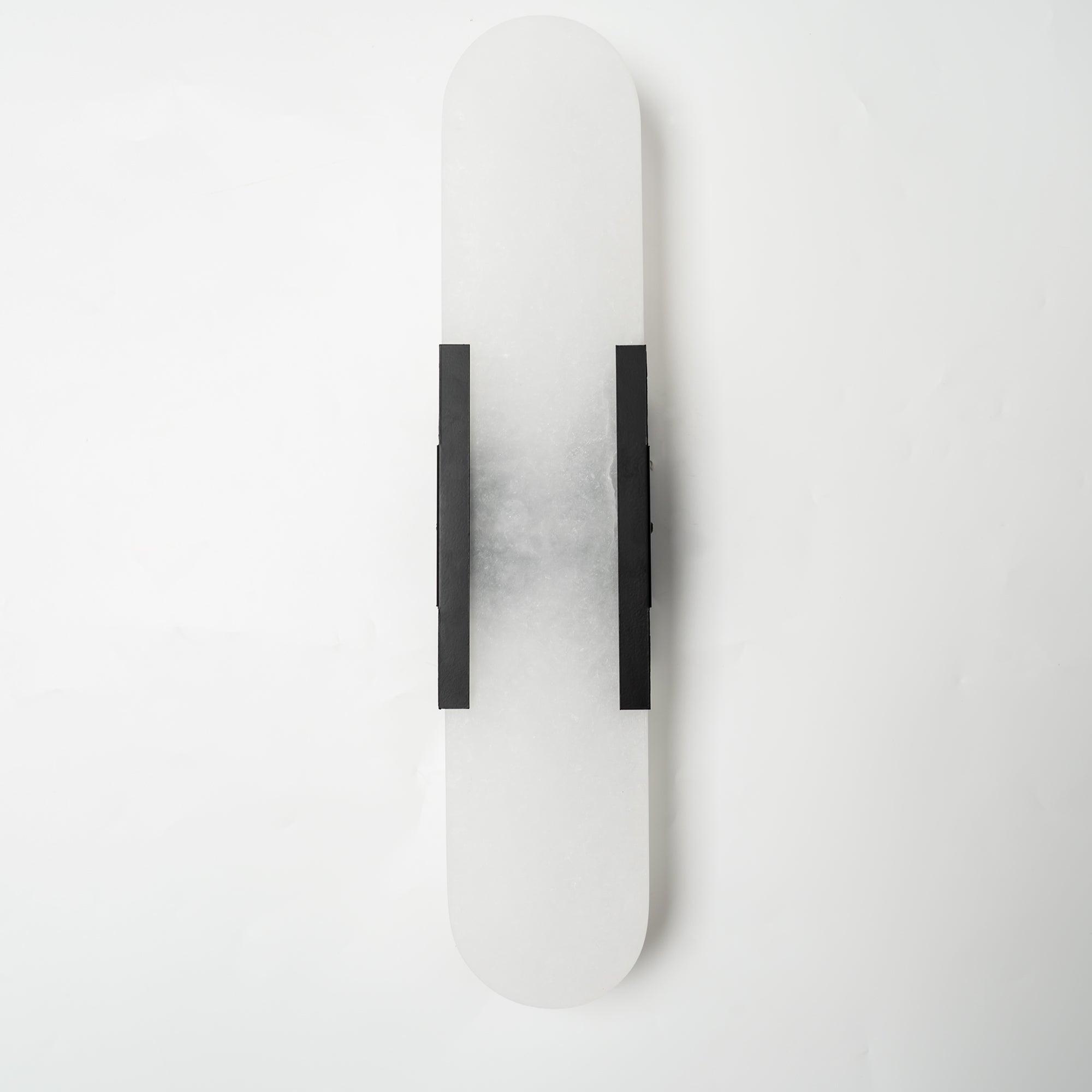Living Room Wall Light | Elongated Alabaster Design
