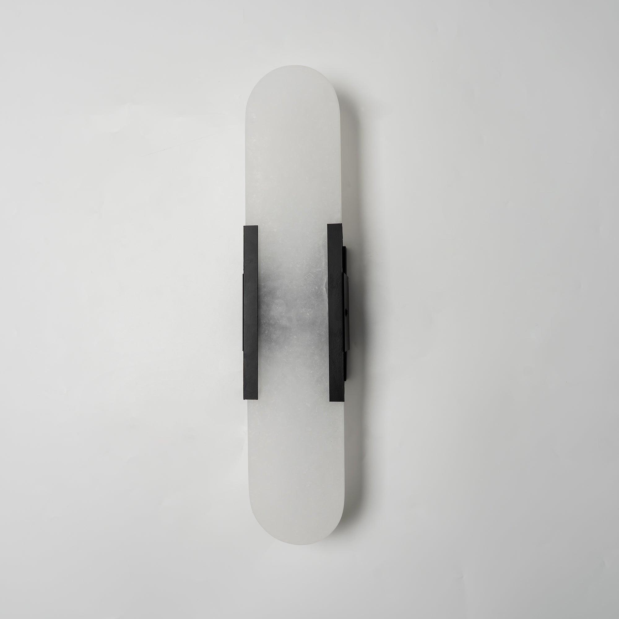 Living Room Wall Light | Elongated Alabaster Design