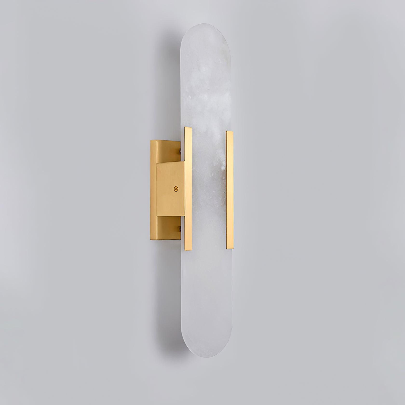 Living Room Wall Light | Elongated Alabaster Design