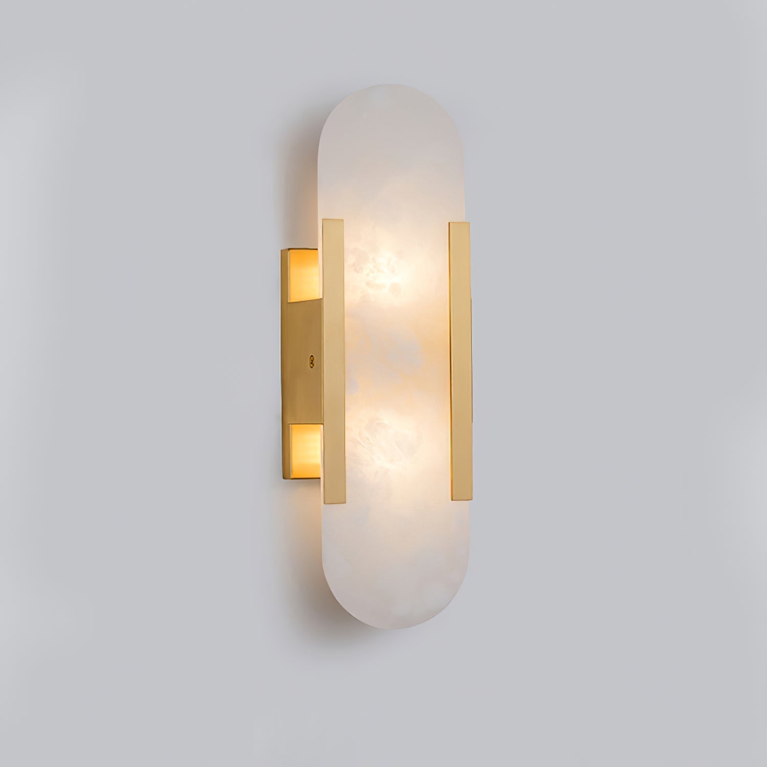 Living Room Wall Light | Elongated Alabaster Design