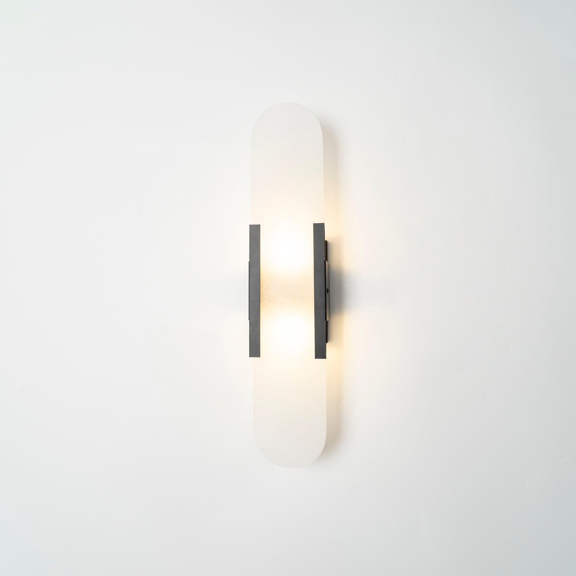 Living Room Wall Light | Elongated Alabaster Design
