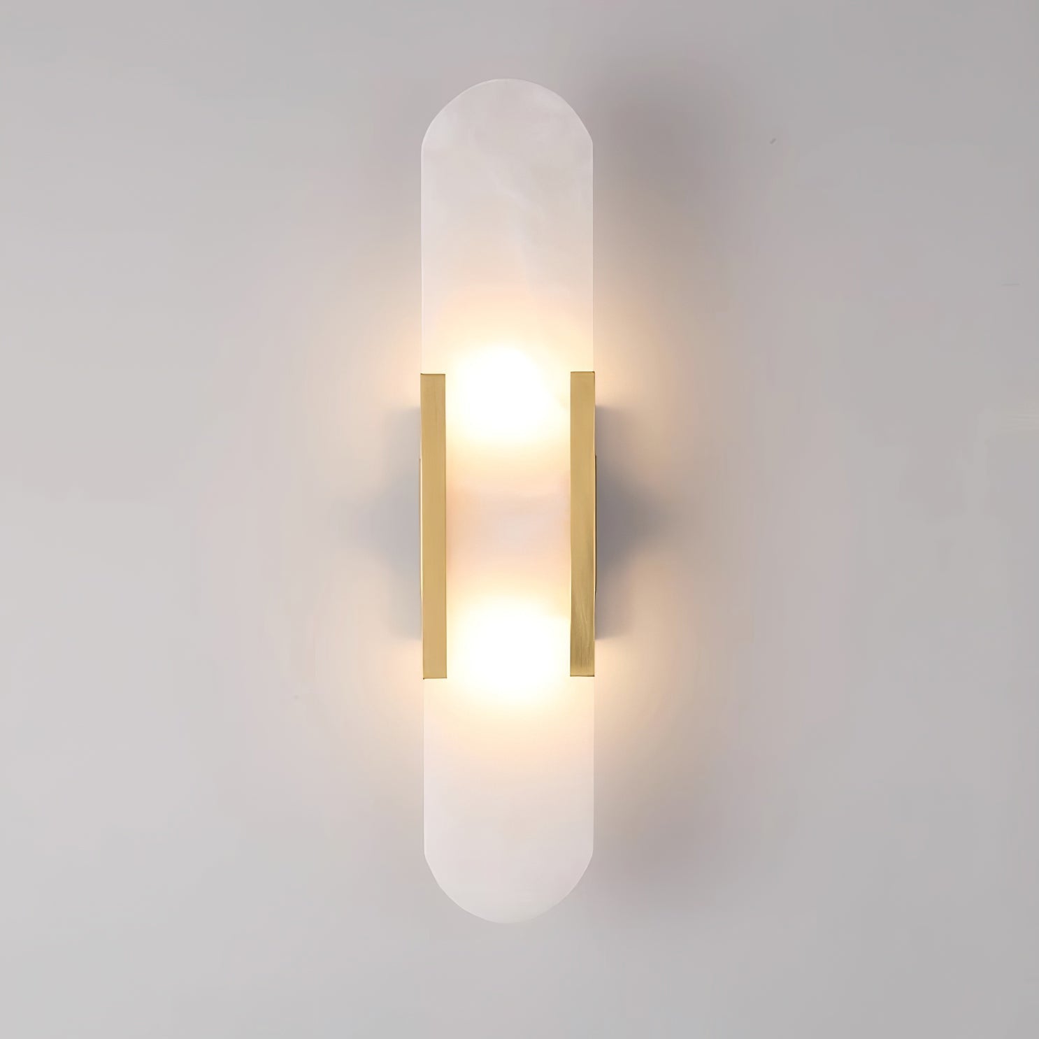 Living Room Wall Light | Elongated Alabaster Design