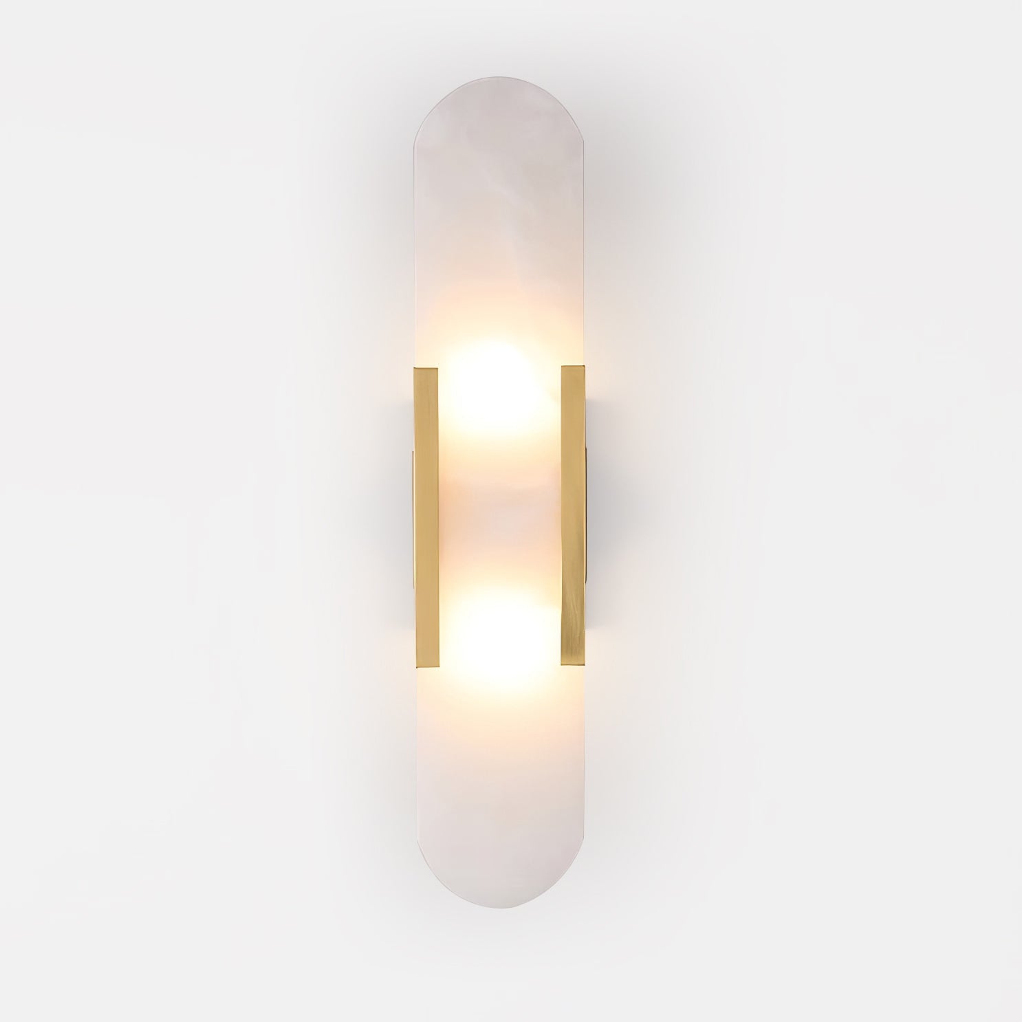Living Room Wall Light | Elongated Alabaster Design