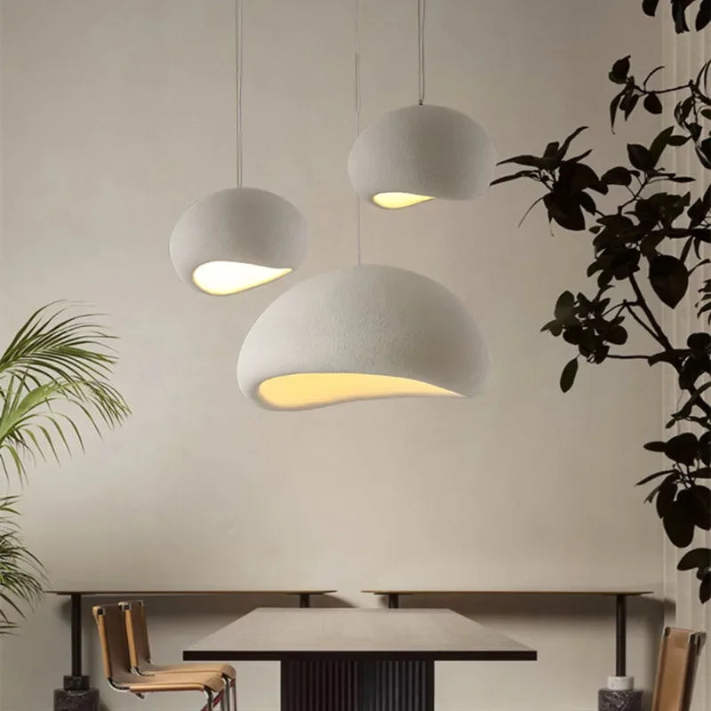 SerenitySphere | Wabi-Sabi Ceiling Light