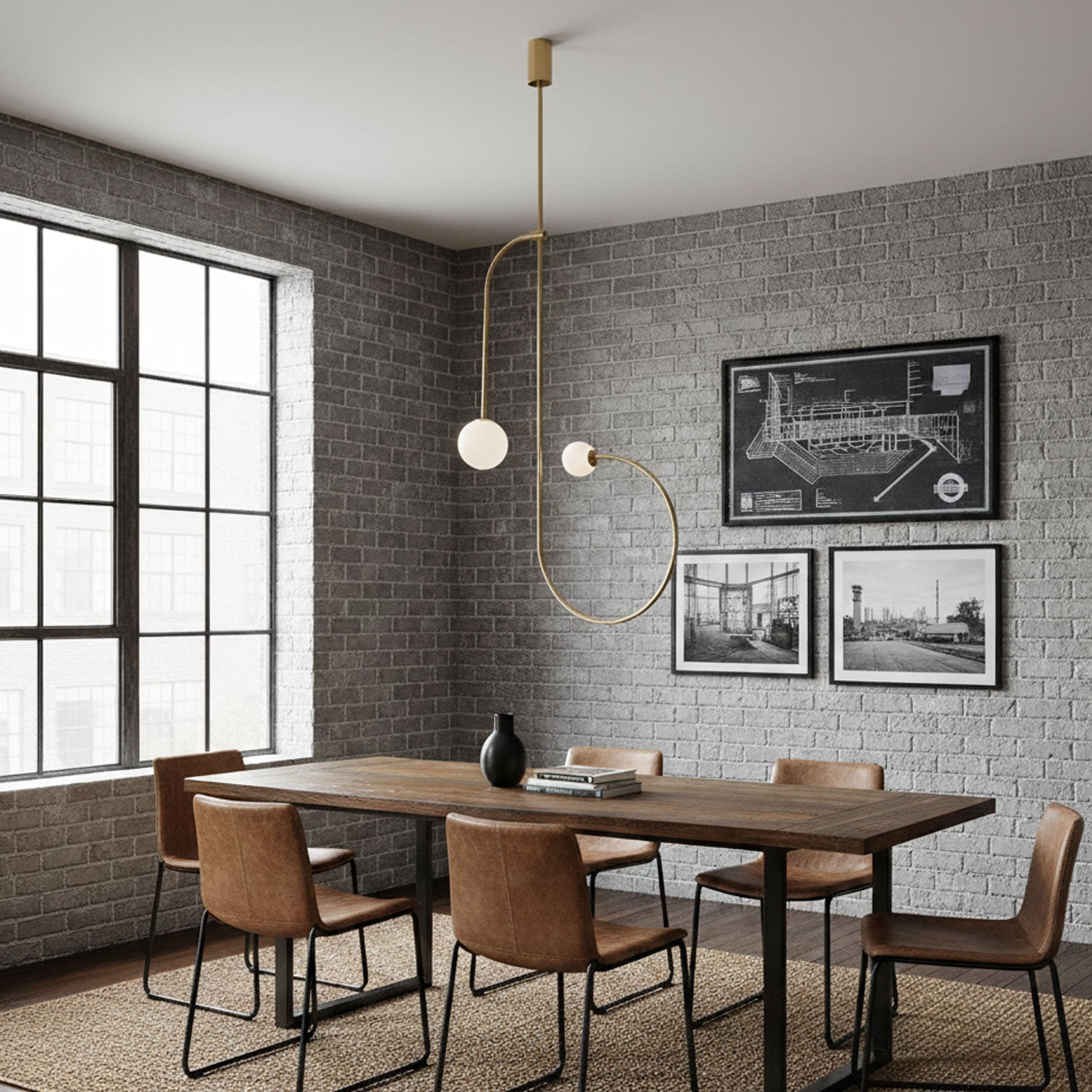 Chandelier Light | Ceiling Lamp with Mobile Arc Design