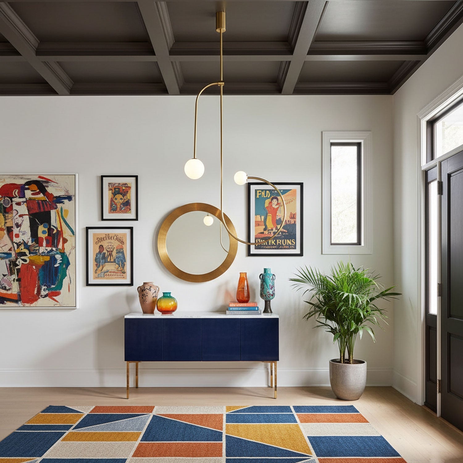 Chandelier Light | Ceiling Lamp with Mobile Arc Design