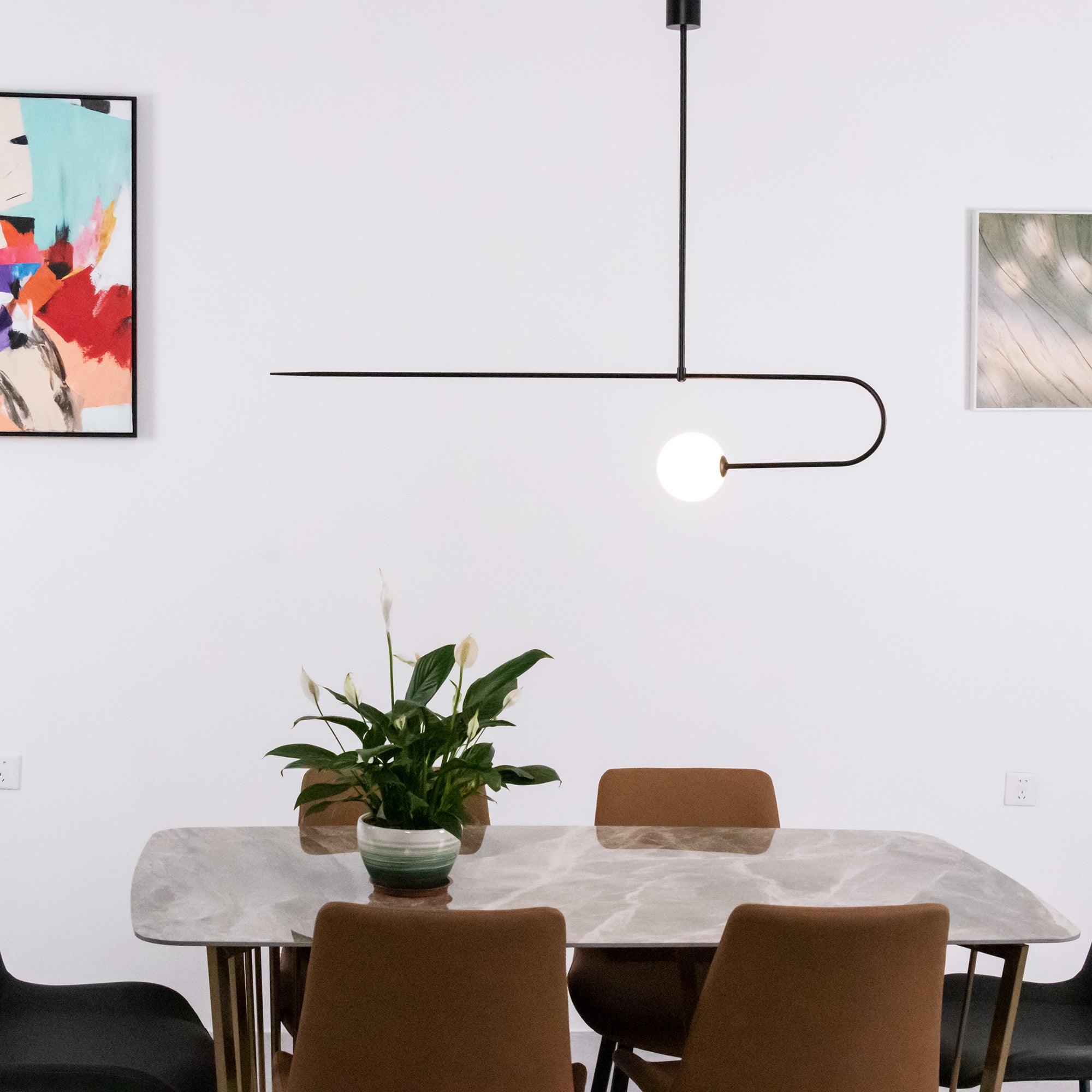 Chandelier Light | Ceiling Lamp with Mobile Arc Design