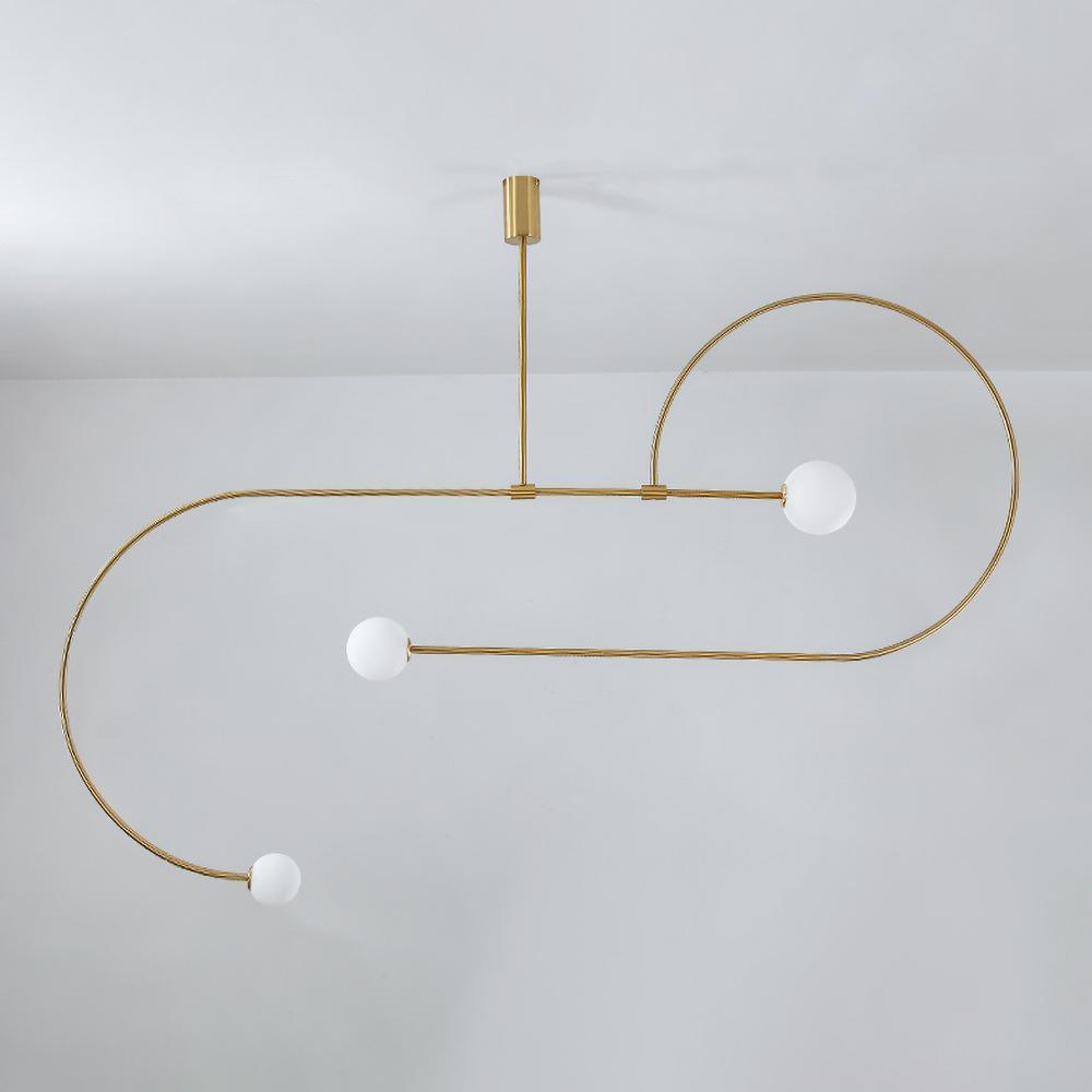 Chandelier Light | Ceiling Lamp with Mobile Arc Design