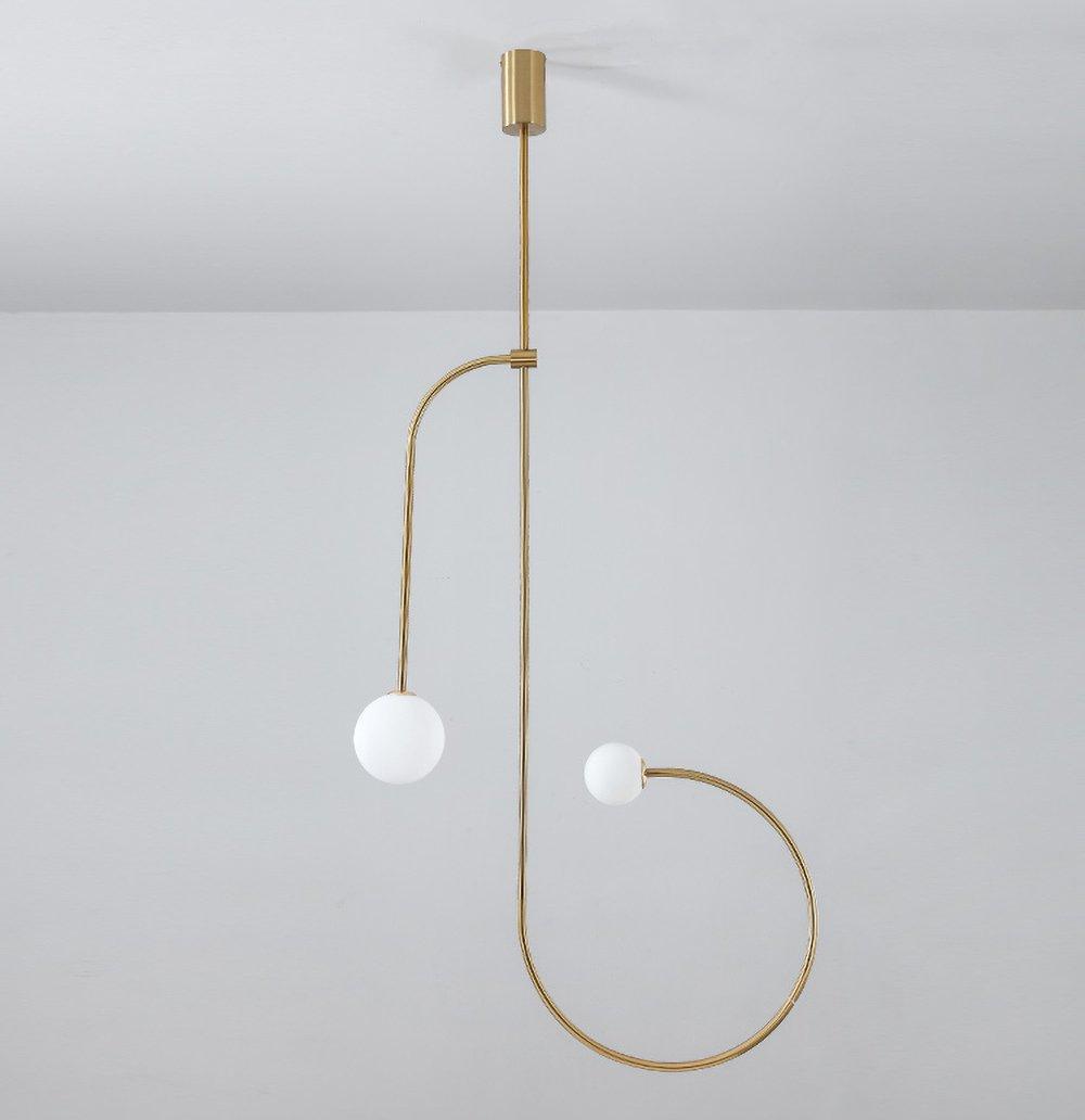 Chandelier Light | Ceiling Lamp with Mobile Arc Design