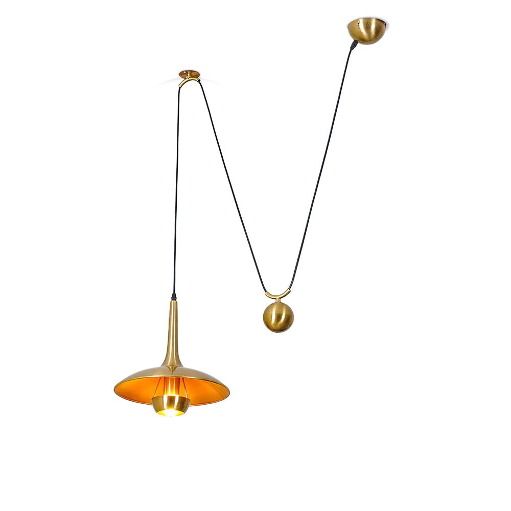 Pendant Light | Adjustable Counterweight Pulley