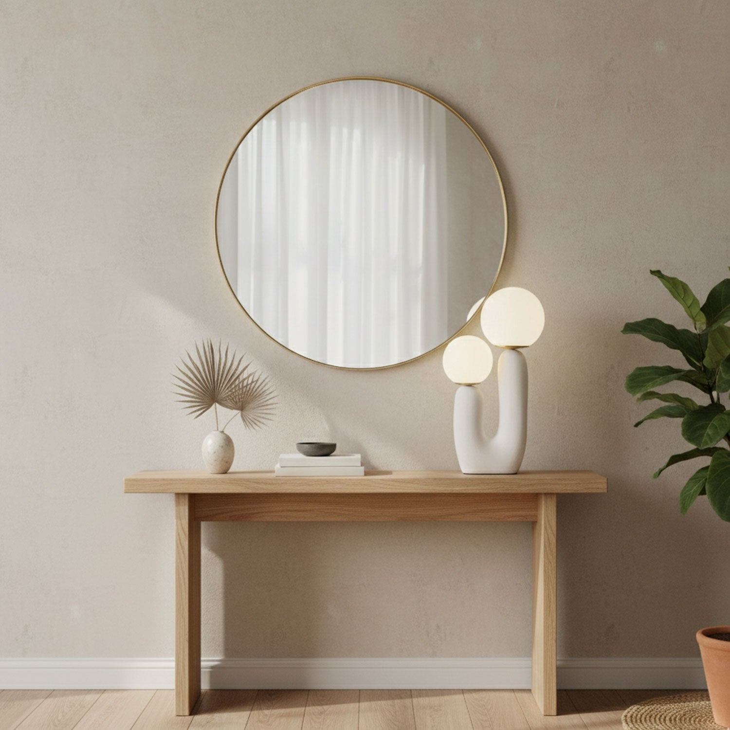Table Lamp | Double Globe Table Light