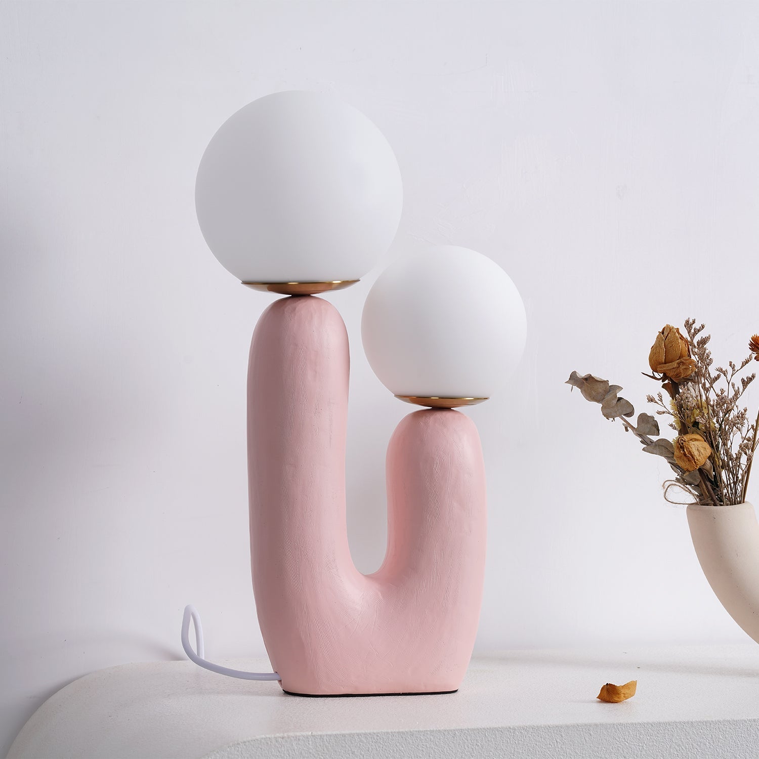 Table Lamp | Double Globe Table Light