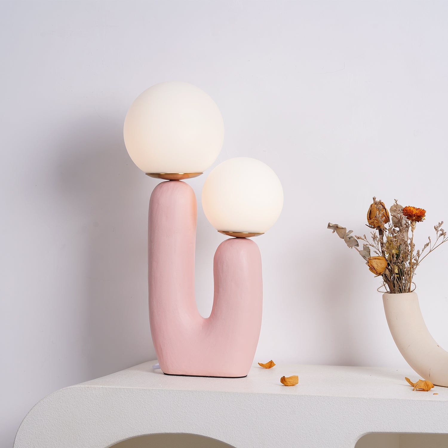 Table Lamp | Double Globe Table Light