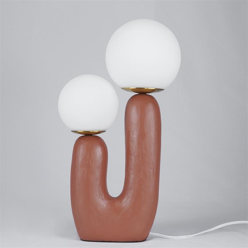 Table Lamp | Double Globe Table Light